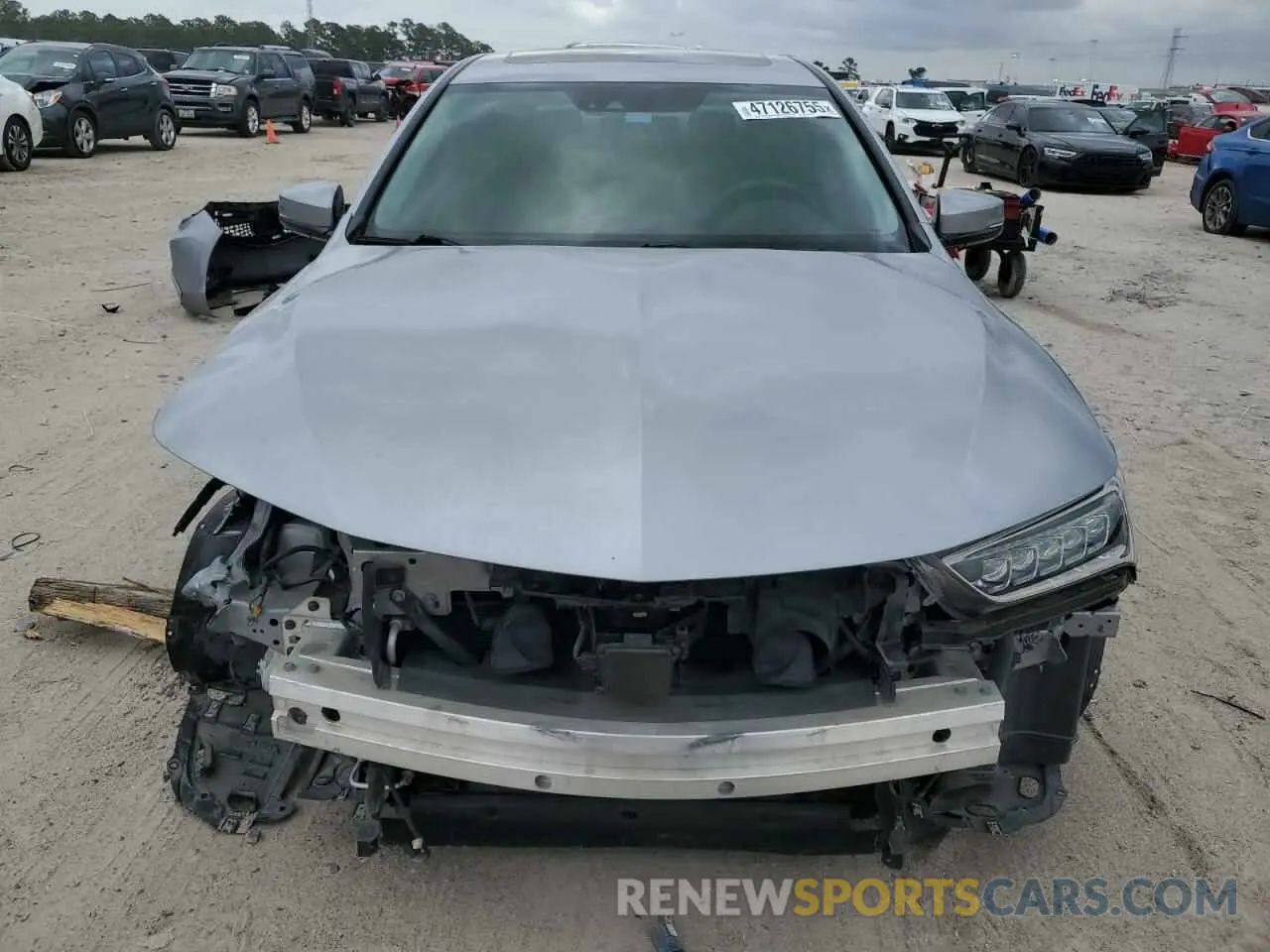 5 fotografías del automóvil dañado 19UUB2F43LA001421 ACURA TLX 2020