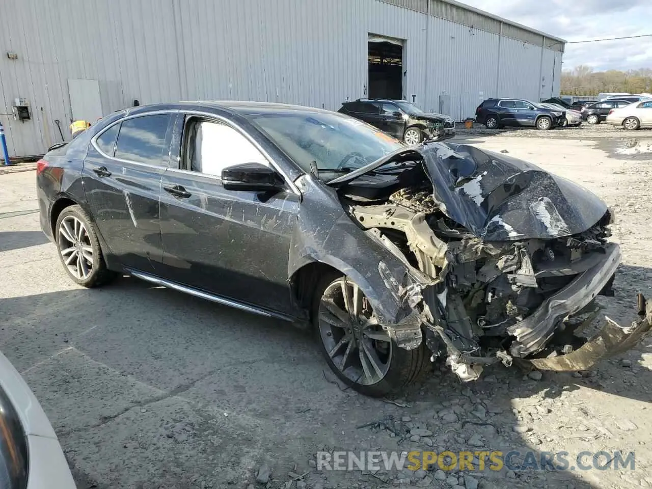 4 fotografías del automóvil dañado 19UUB2F47LA000479 ACURA TLX 2020
