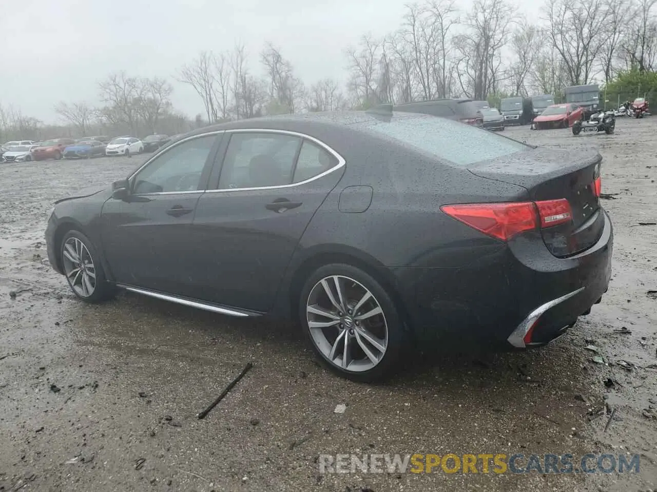 2 fotografías del automóvil dañado 19UUB2F47LA002779 ACURA TLX 2020