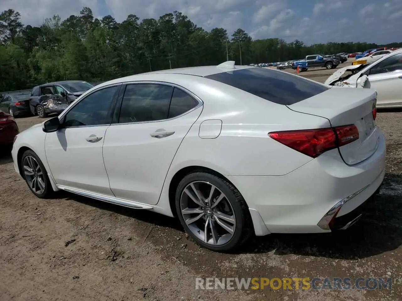 2 fotografías del automóvil dañado 19UUB2F4XLA004333 ACURA TLX 2020