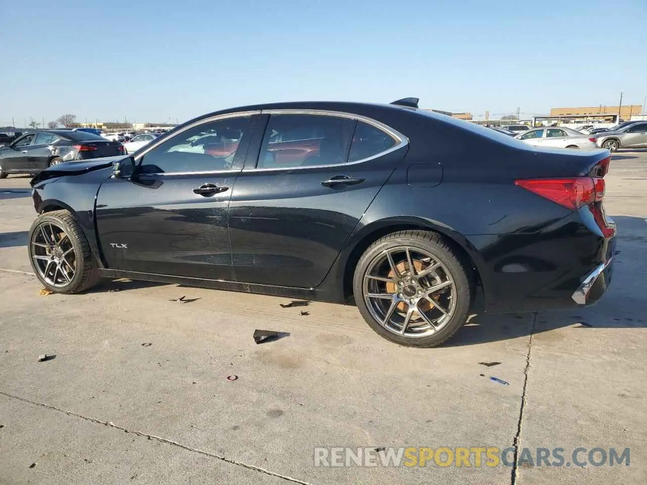 2 fotografías del automóvil dañado 19UUB3F39LA000285 ACURA TLX 2020
