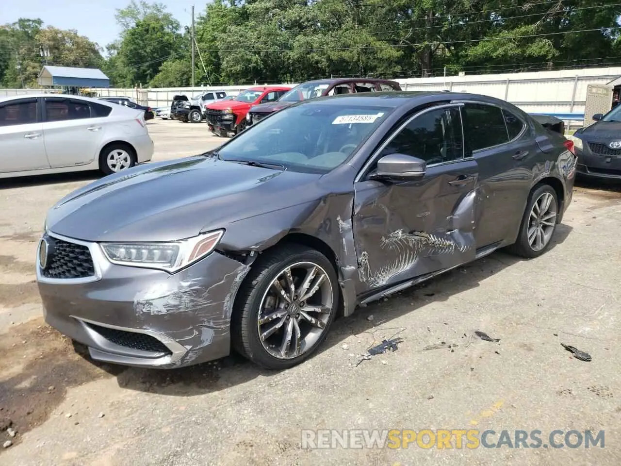 1 fotografías del automóvil dañado 19UUB3F40LA001110 ACURA TLX 2020
