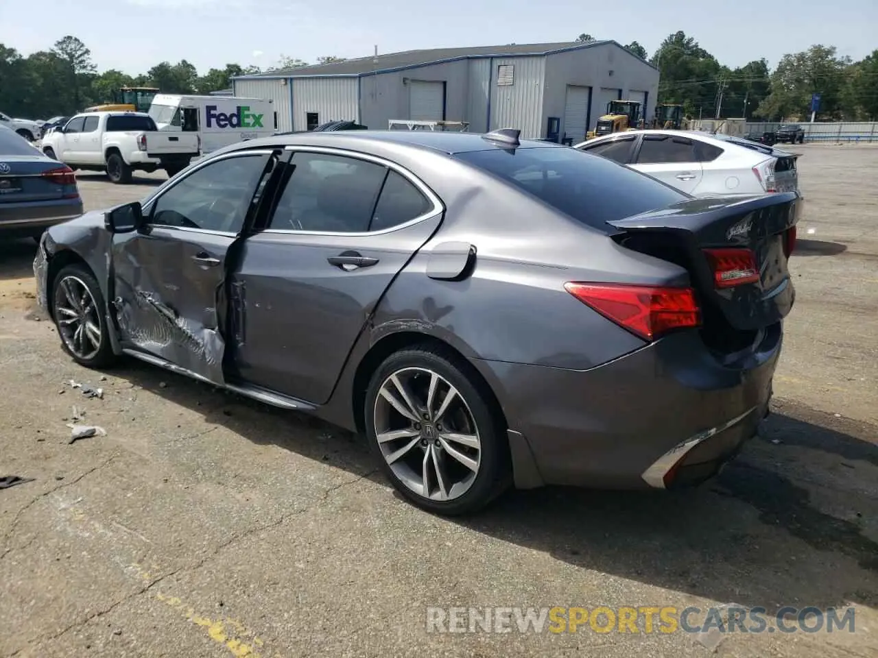 2 fotografías del automóvil dañado 19UUB3F40LA001110 ACURA TLX 2020