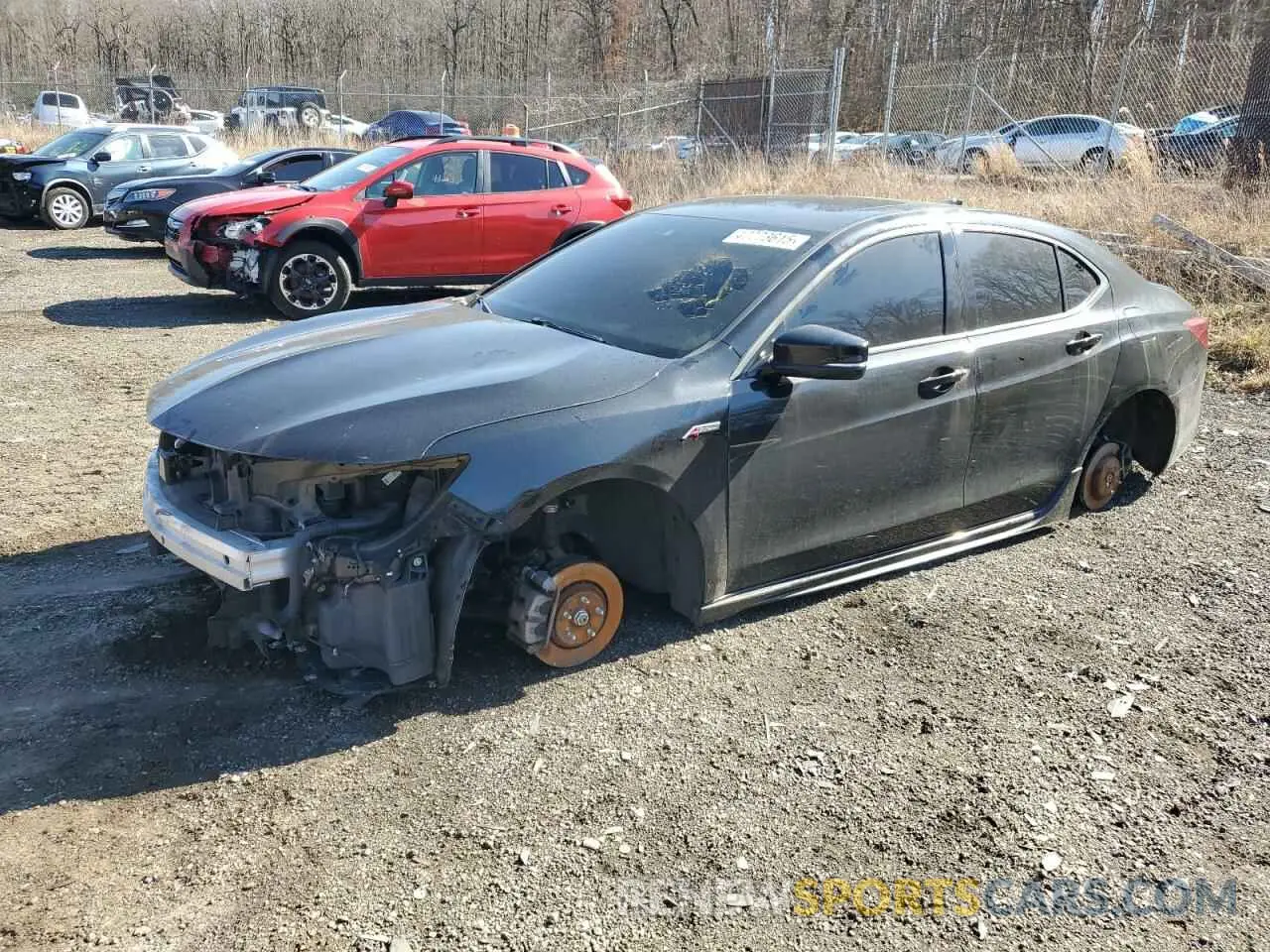 1 fotografías del automóvil dañado 19UUB3F64LA001421 ACURA TLX 2020
