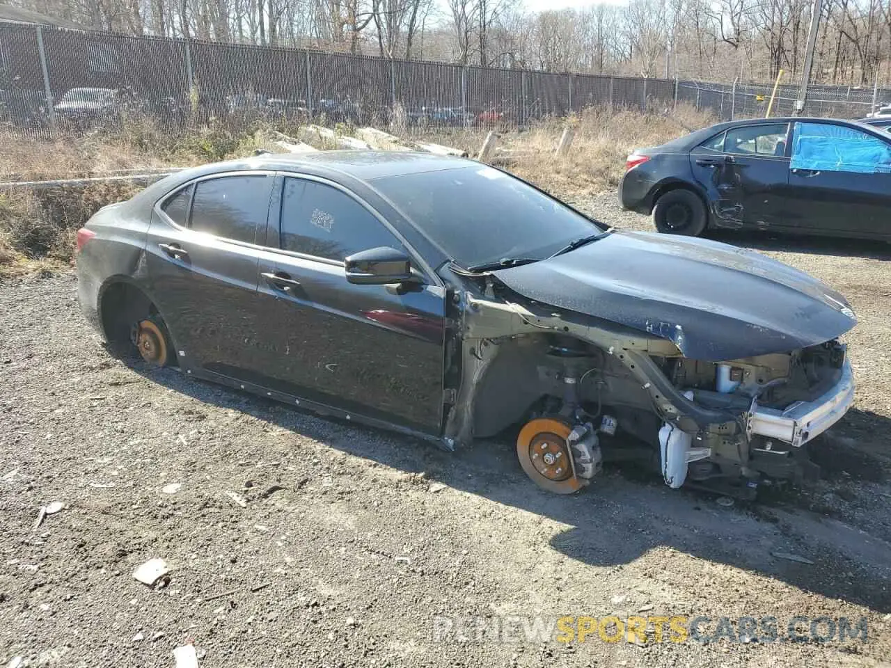 4 fotografías del automóvil dañado 19UUB3F64LA001421 ACURA TLX 2020