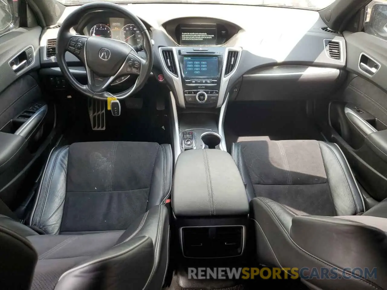 8 fotografías del automóvil dañado 19UUB3F64LA001421 ACURA TLX 2020