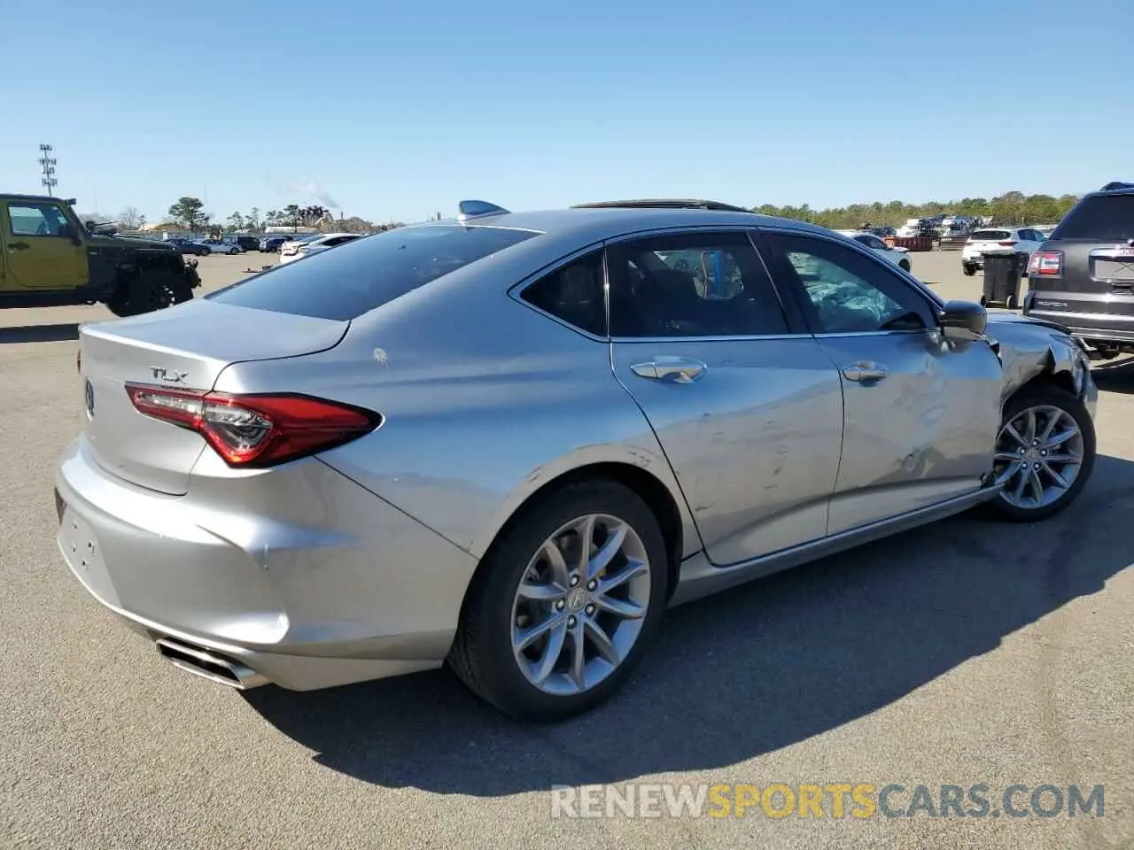 3 fotografías del automóvil dañado 19UUB5F30MA003198 ACURA TLX 2021