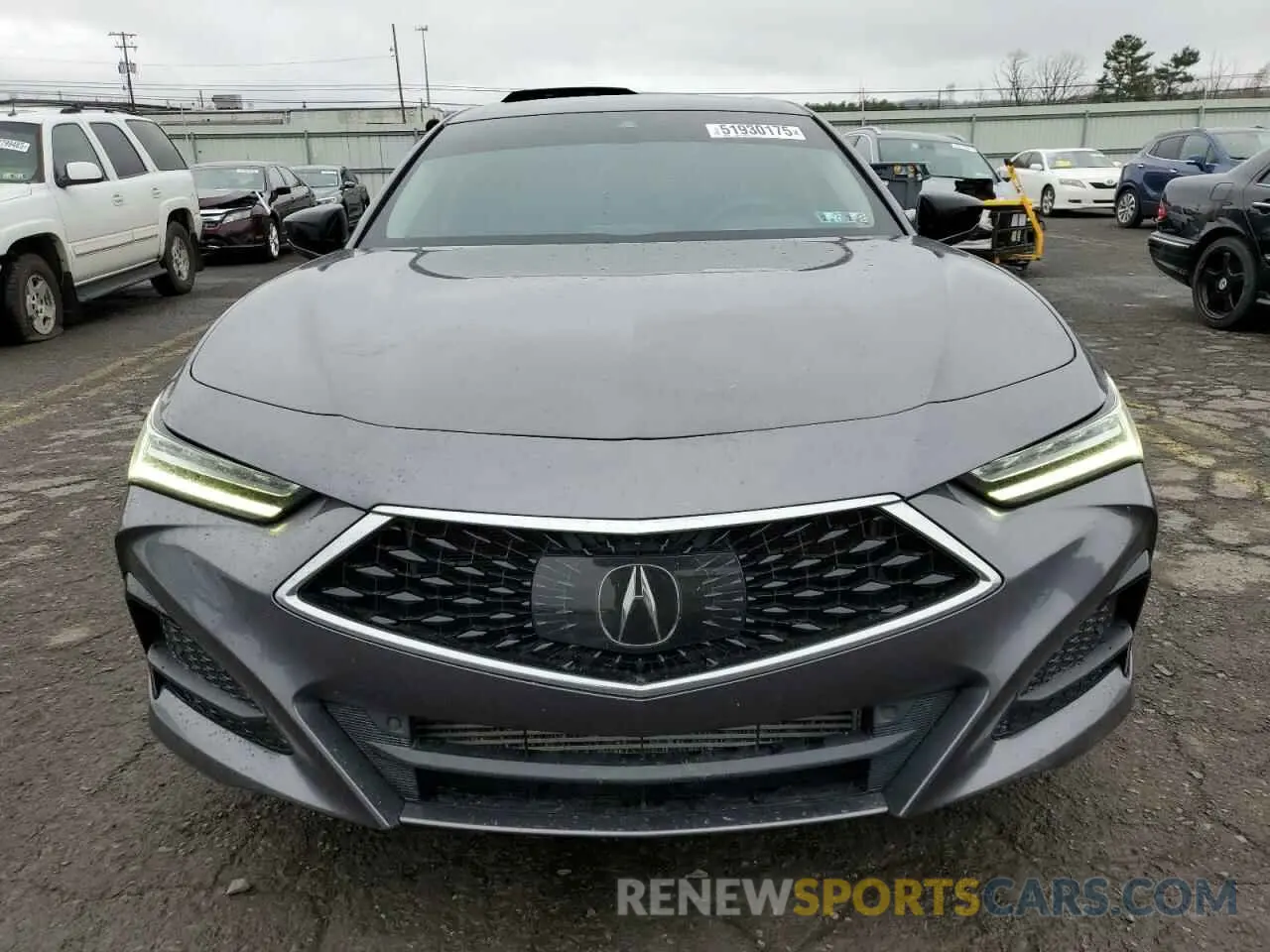 5 fotografías del automóvil dañado 19UUB5F30MA013231 ACURA TLX 2021
