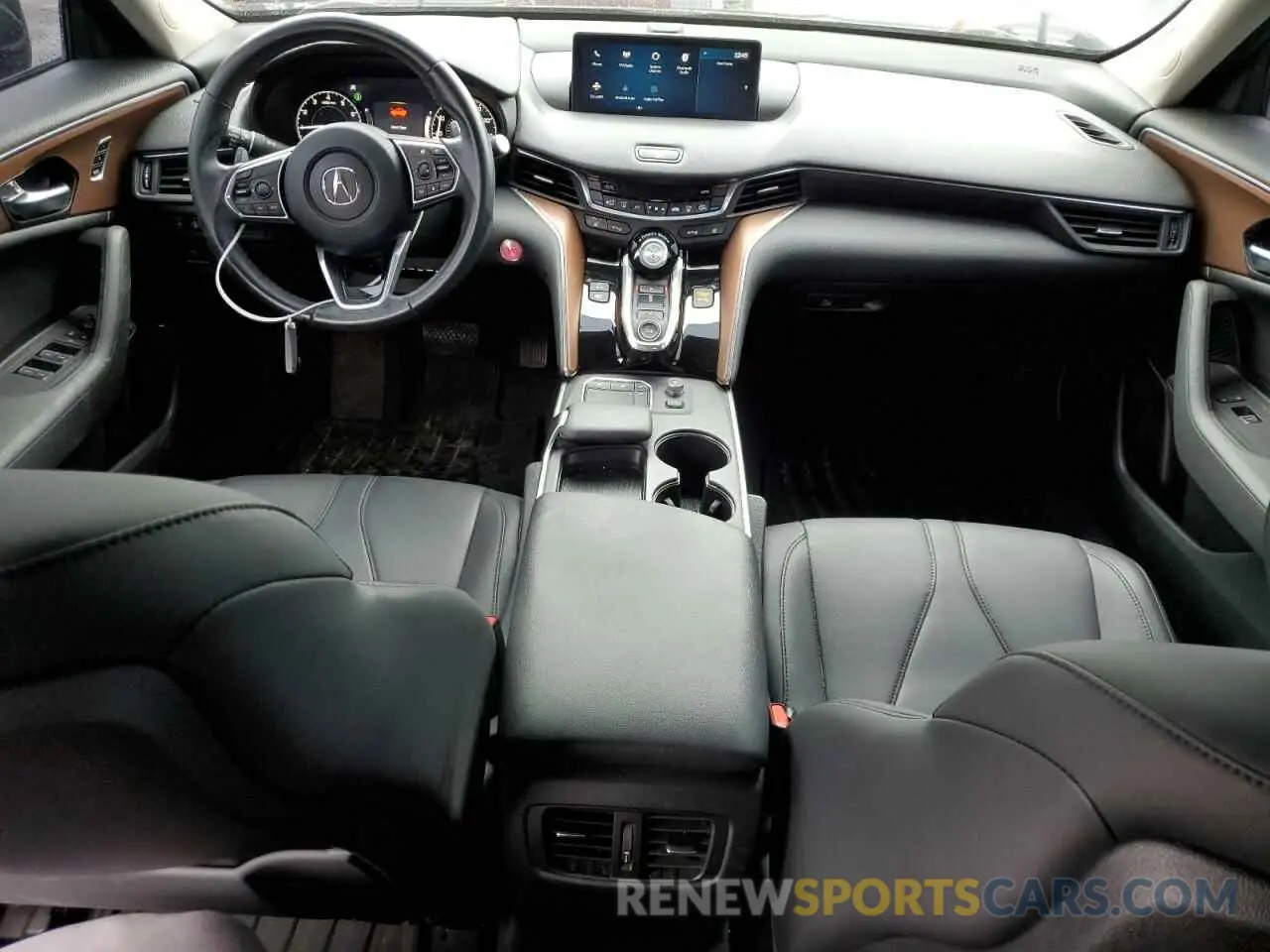 8 fotografías del automóvil dañado 19UUB5F30MA013231 ACURA TLX 2021
