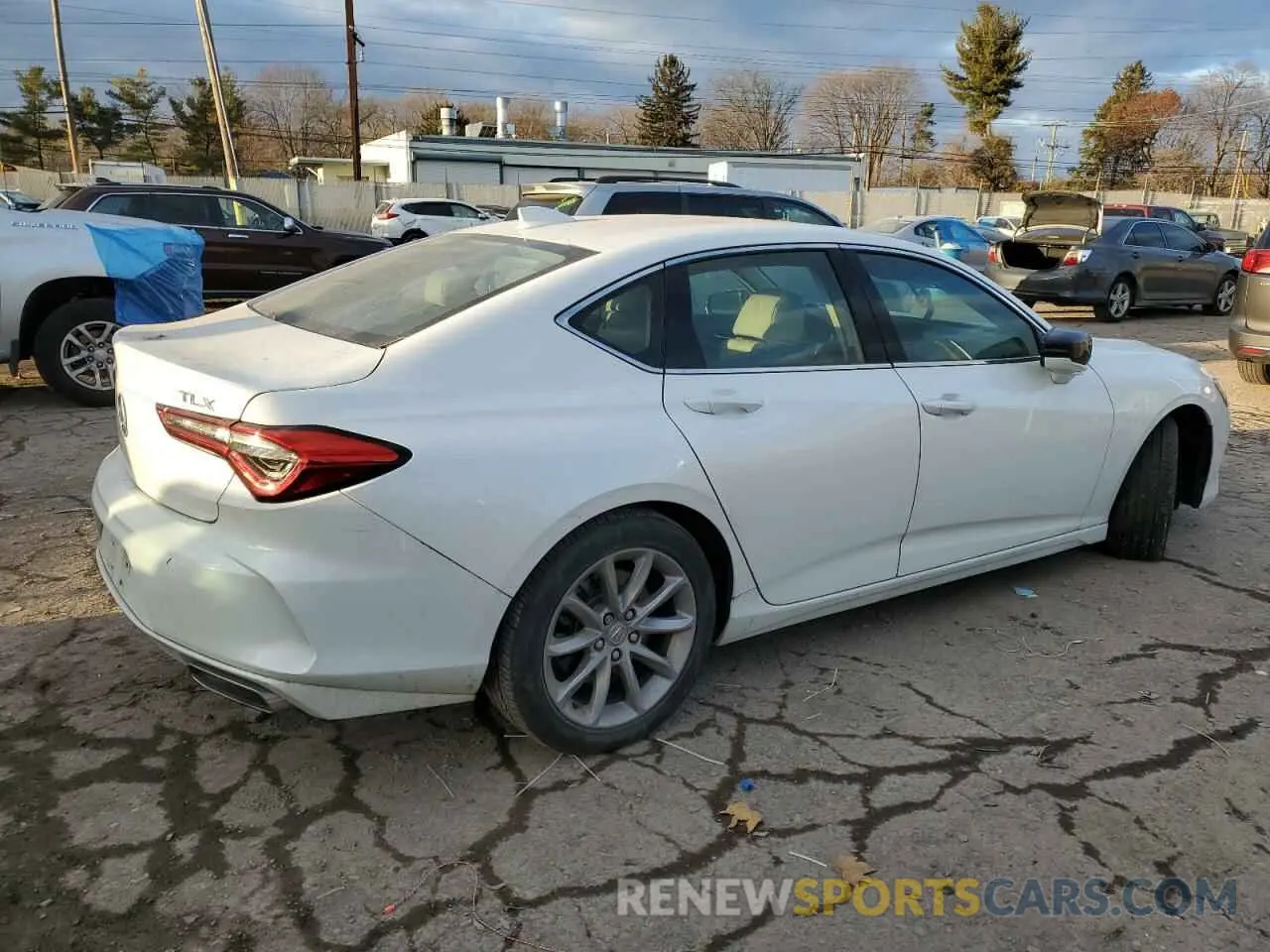 3 fotografías del automóvil dañado 19UUB5F31MA000830 ACURA TLX 2021