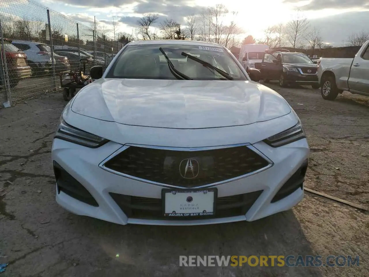 5 fotografías del automóvil dañado 19UUB5F31MA000830 ACURA TLX 2021