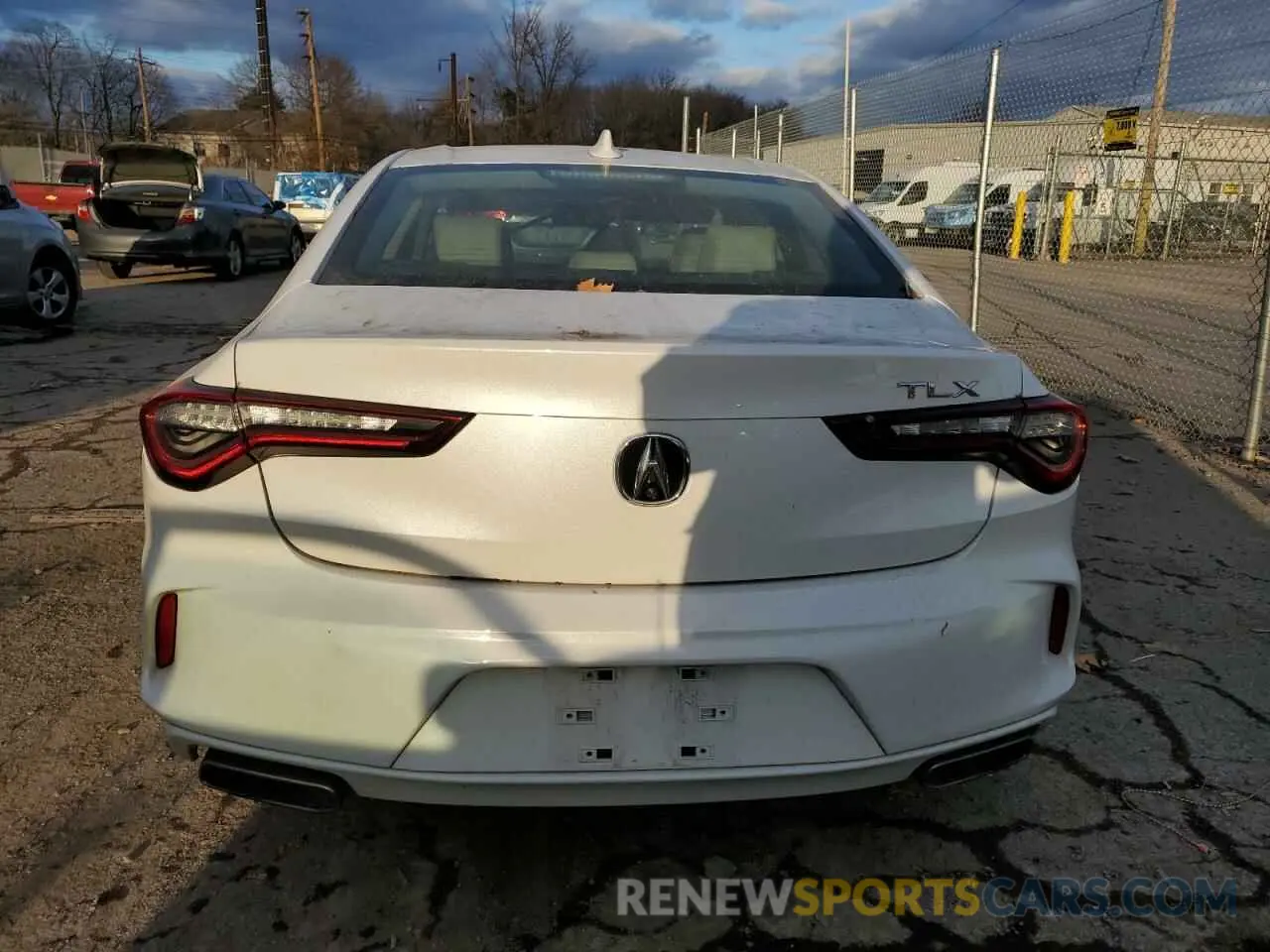 6 fotografías del automóvil dañado 19UUB5F31MA000830 ACURA TLX 2021