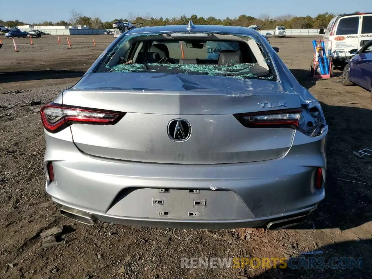 6 fotografías del automóvil dañado 19UUB5F31MA011939 ACURA TLX 2021
