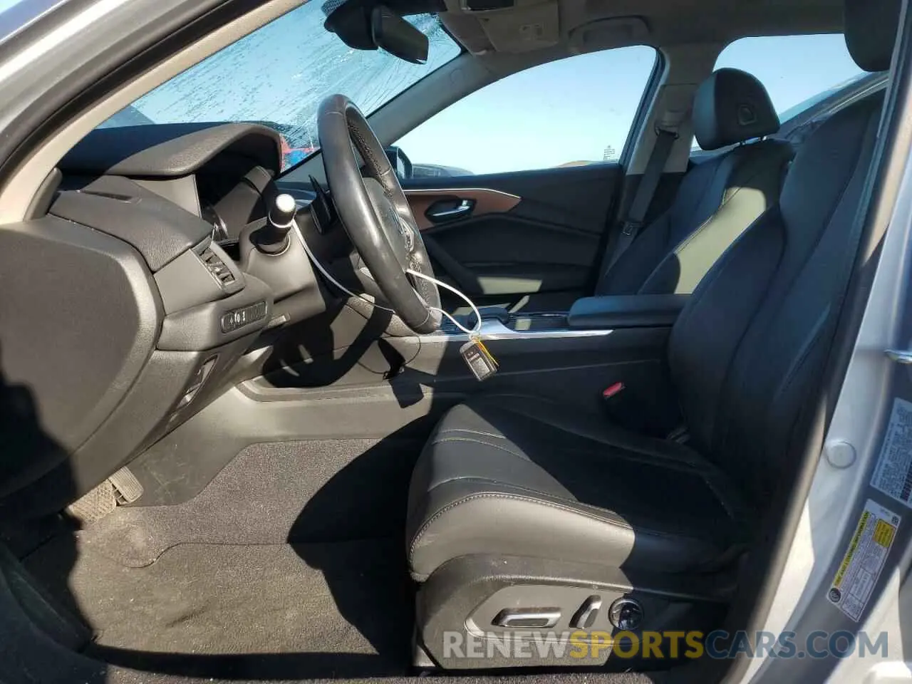 7 fotografías del automóvil dañado 19UUB5F31MA011939 ACURA TLX 2021