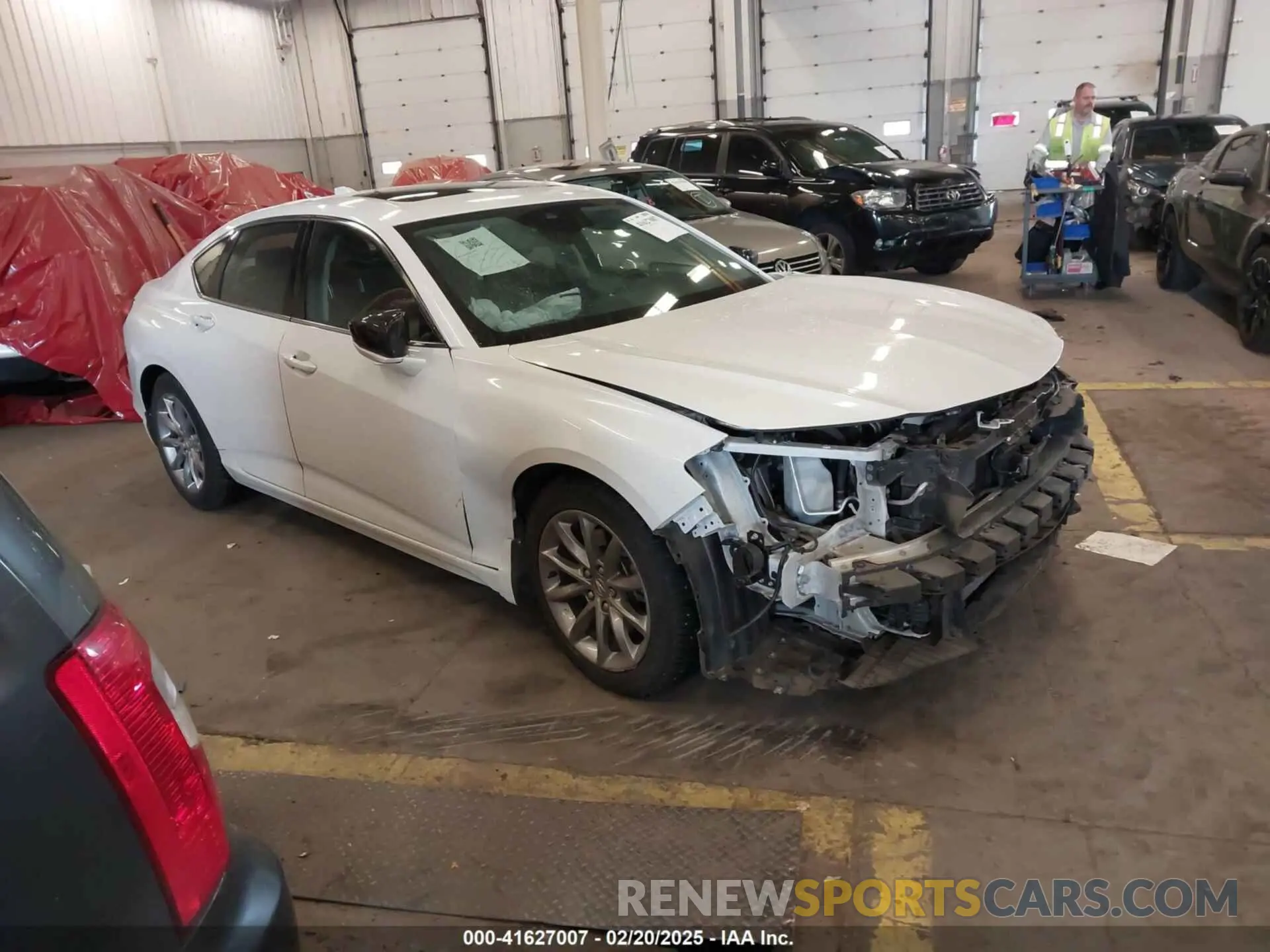 1 fotografías del automóvil dañado 19UUB5F33MA013207 ACURA TLX 2021