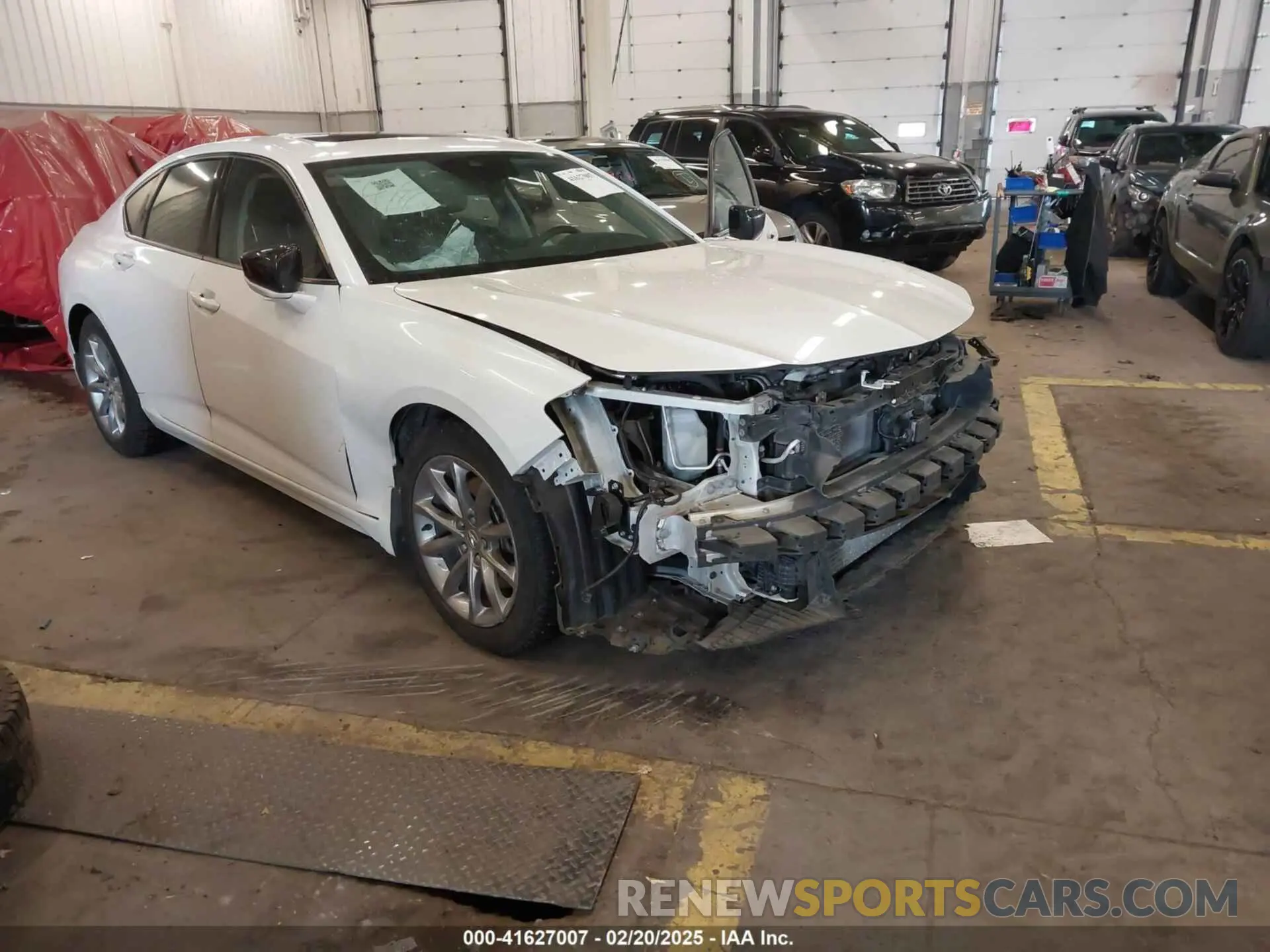 6 fotografías del automóvil dañado 19UUB5F33MA013207 ACURA TLX 2021