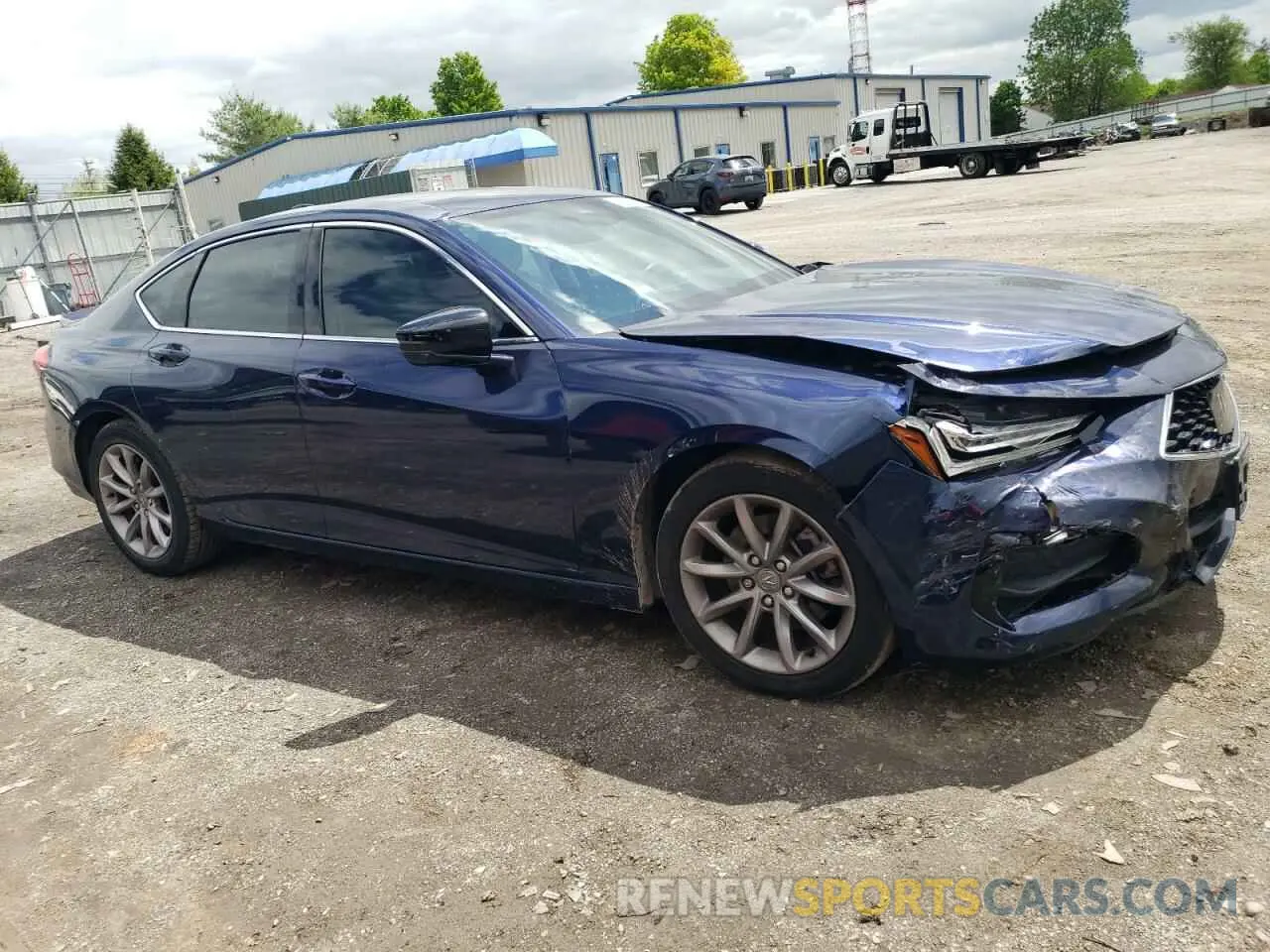 4 fotografías del automóvil dañado 19UUB5F35MA004394 ACURA TLX 2021