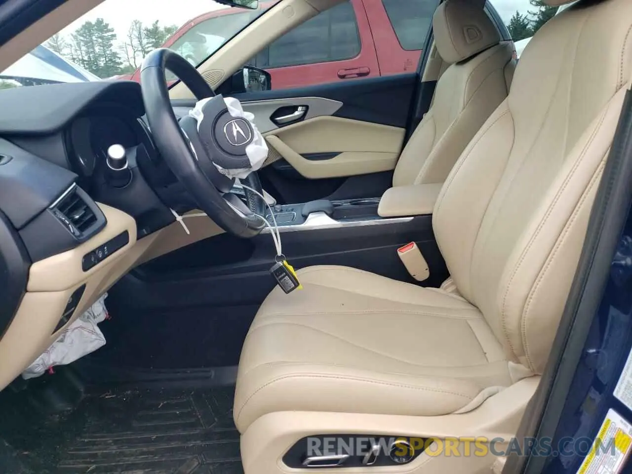 7 fotografías del automóvil dañado 19UUB5F35MA004394 ACURA TLX 2021