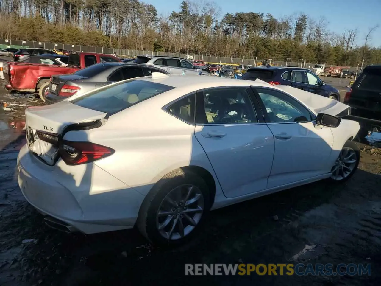 3 fotografías del automóvil dañado 19UUB5F39MA011428 ACURA TLX 2021