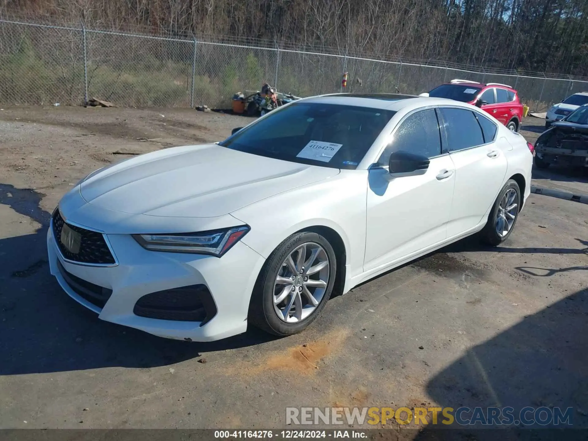 2 fotografías del automóvil dañado 19UUB5F39MA011445 ACURA TLX 2021