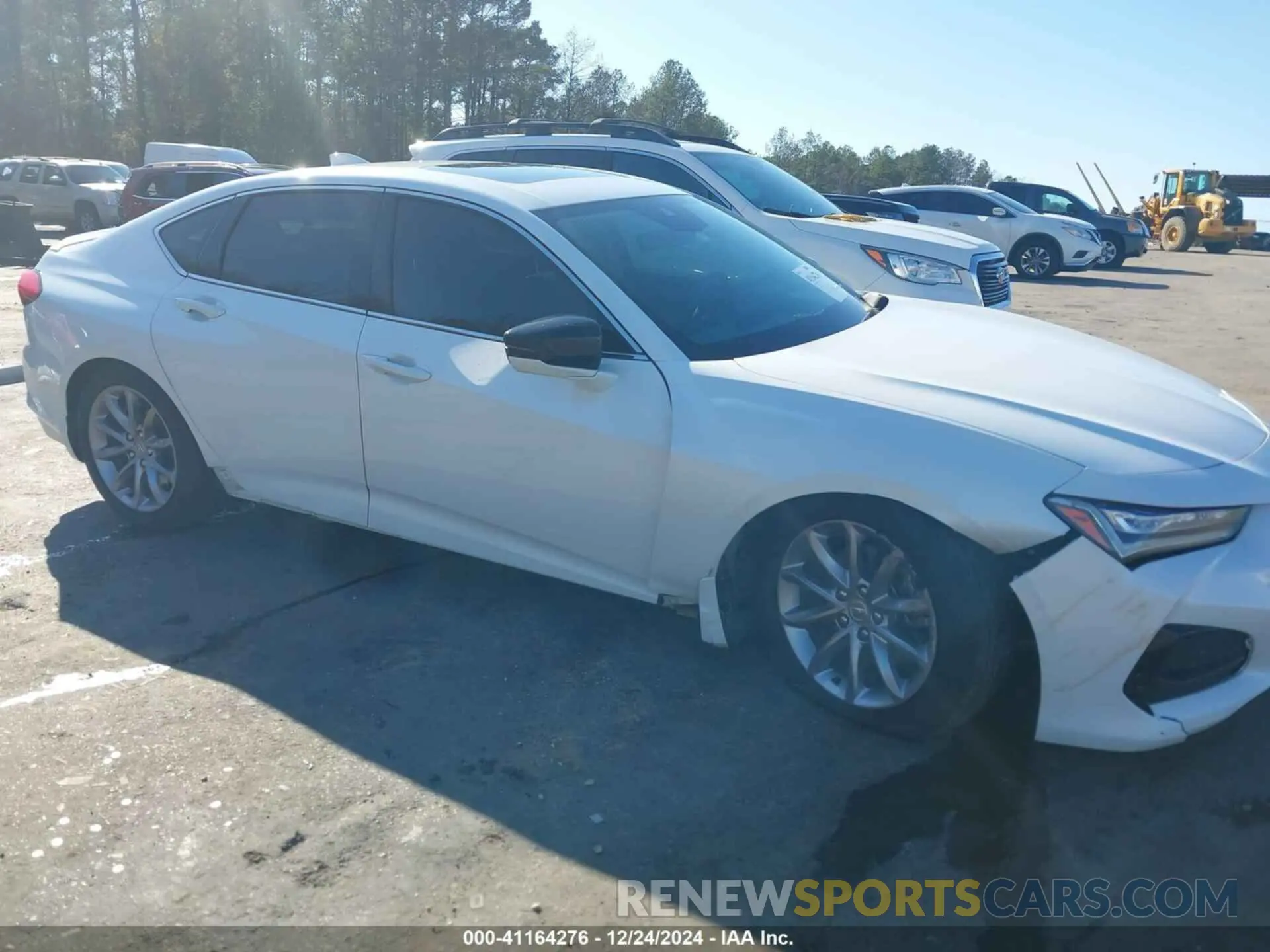 6 fotografías del automóvil dañado 19UUB5F39MA011445 ACURA TLX 2021
