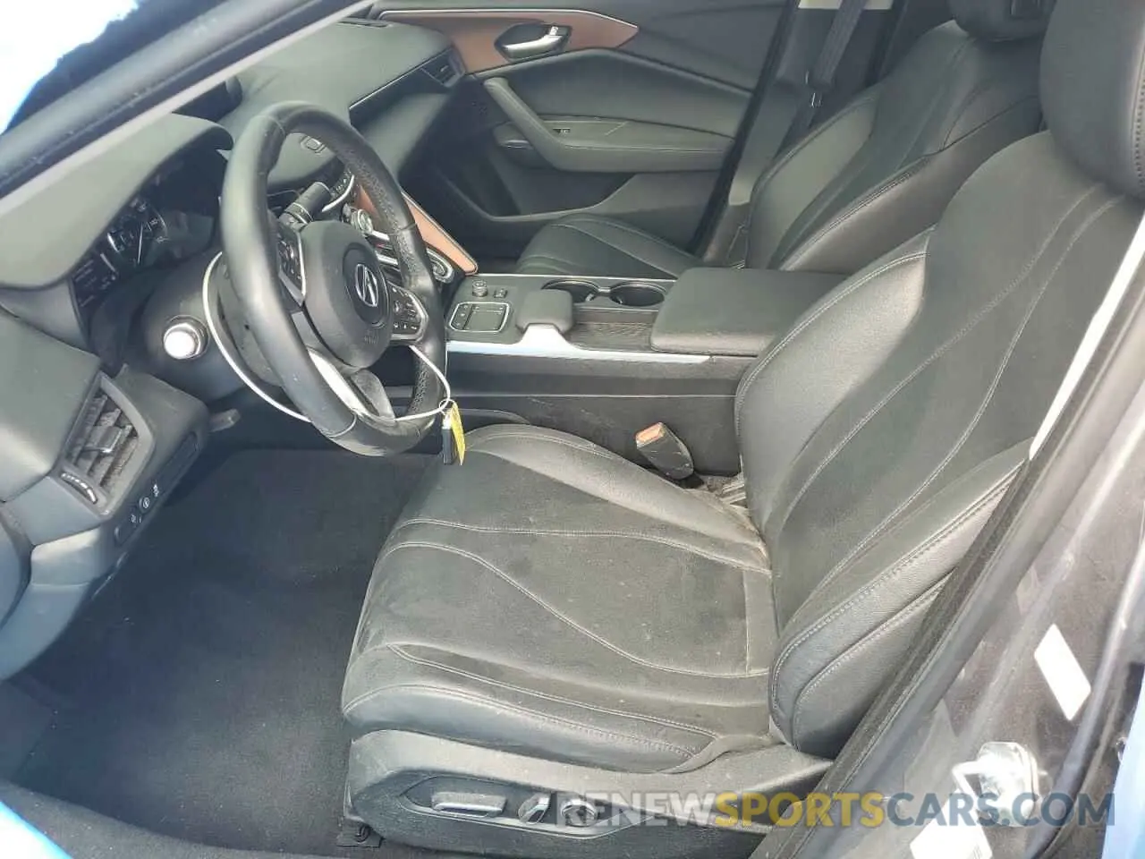 7 fotografías del automóvil dañado 19UUB5F39MA015107 ACURA TLX 2021