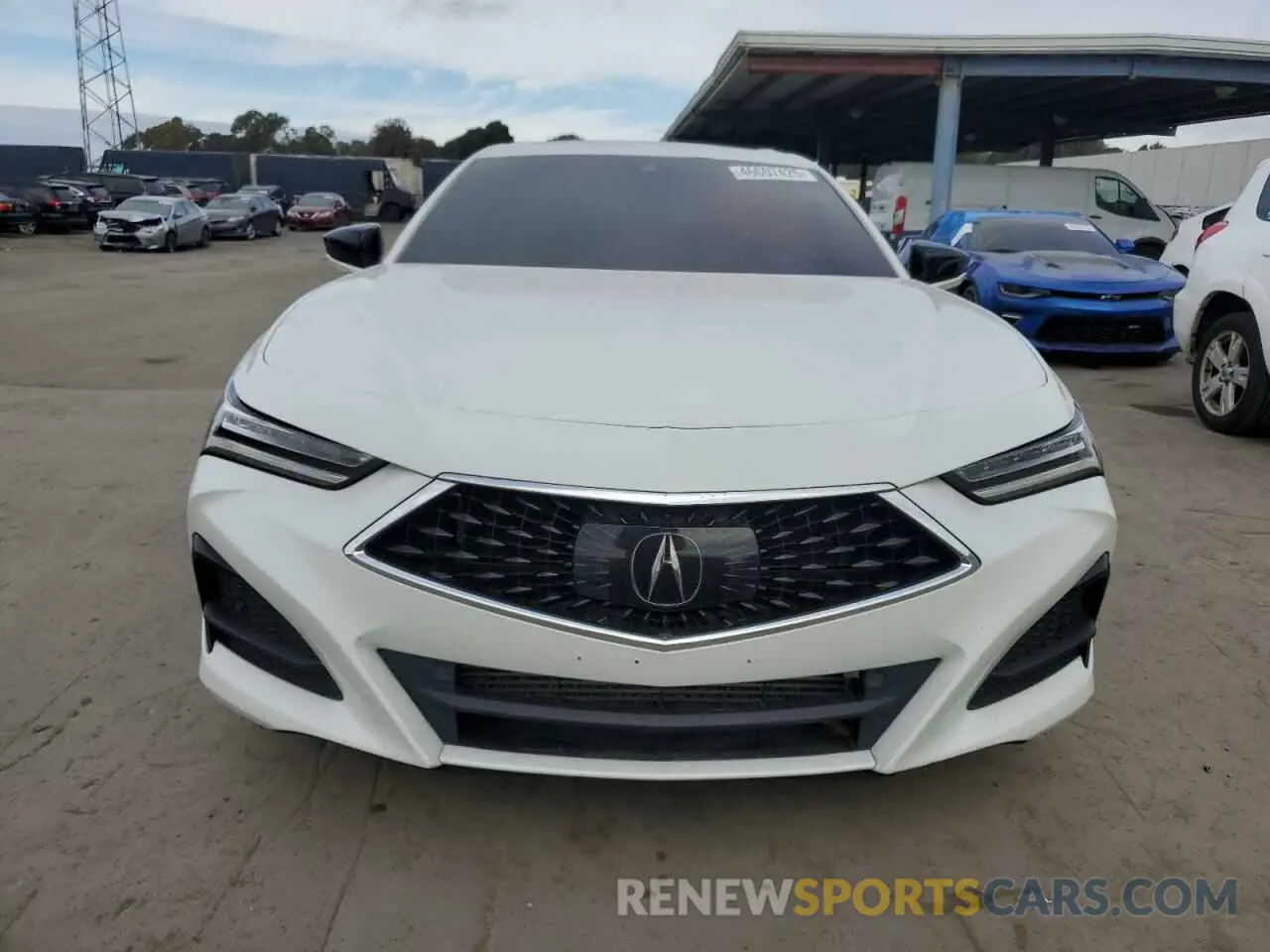 5 fotografías del automóvil dañado 19UUB5F3XMA002401 ACURA TLX 2021