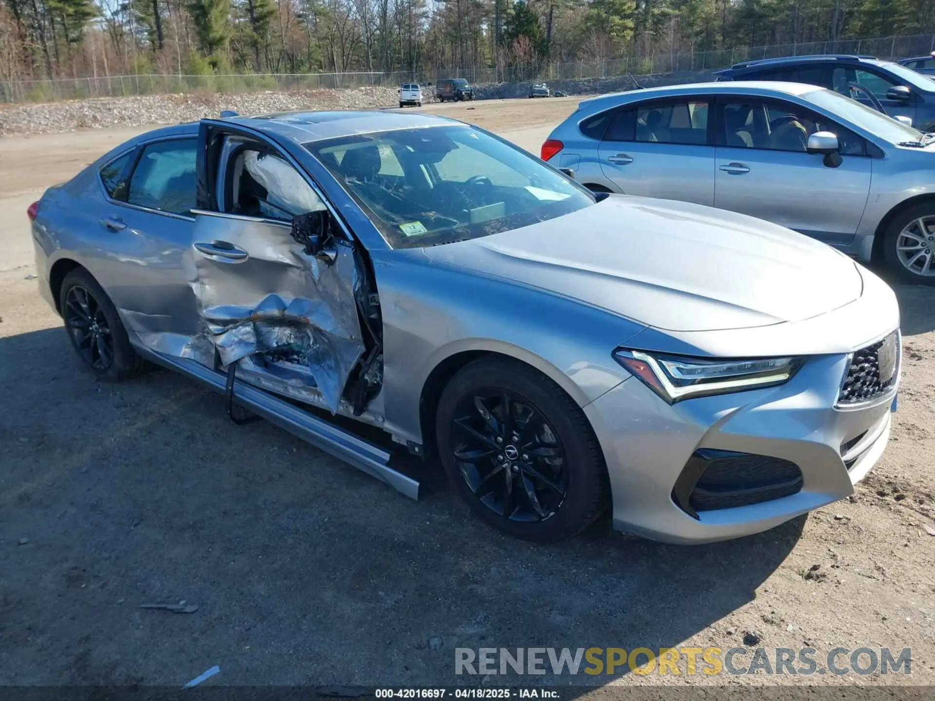 1 fotografías del automóvil dañado 19UUB5F3XMA011289 ACURA TLX 2021