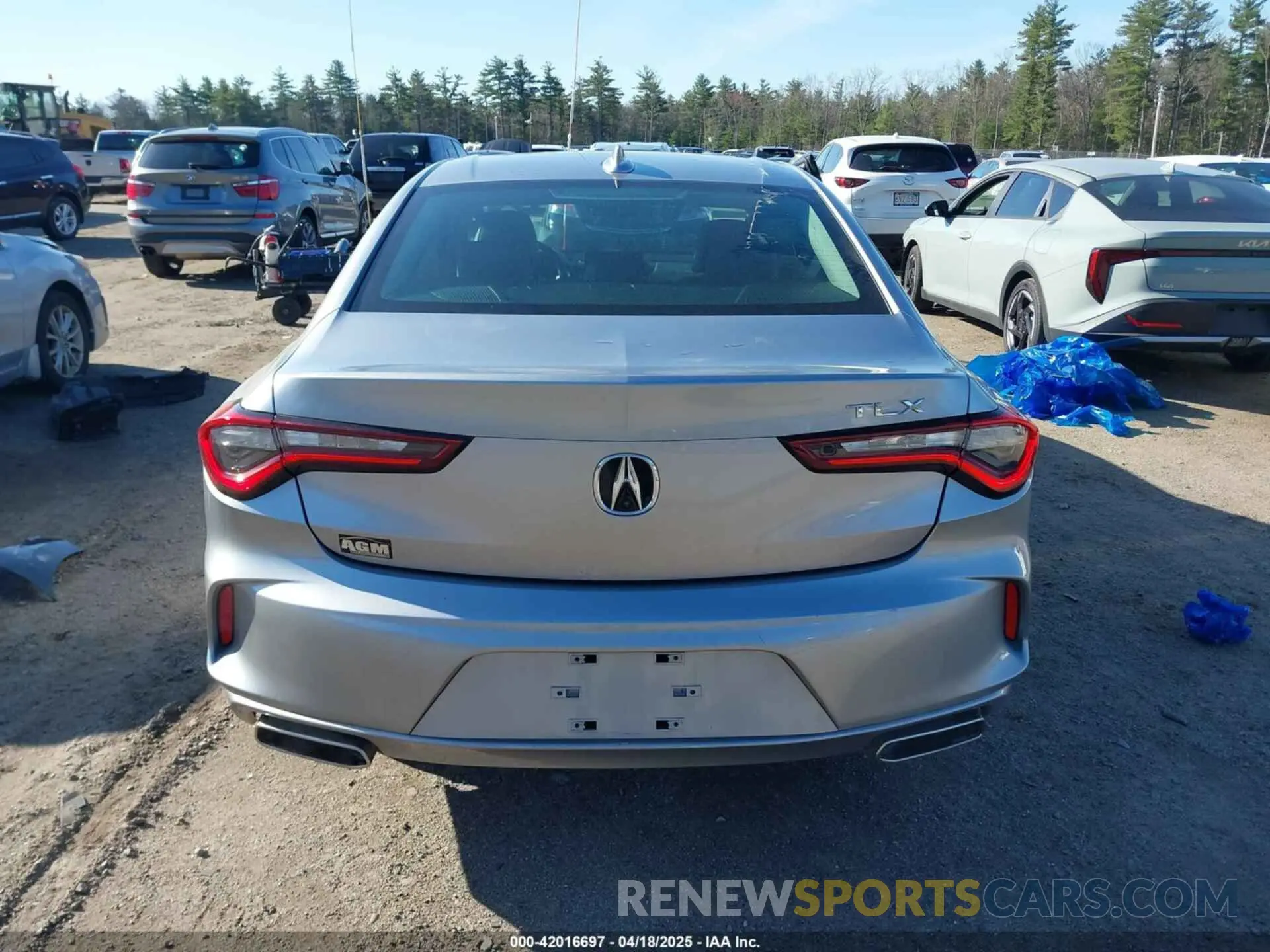 16 fotografías del automóvil dañado 19UUB5F3XMA011289 ACURA TLX 2021