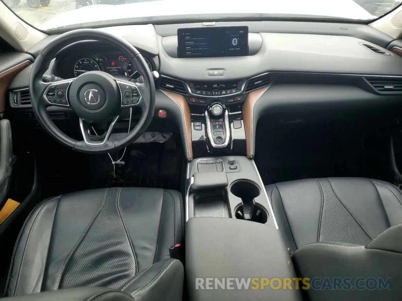 8 fotografías del automóvil dañado 19UUB5F41MA008113 ACURA TLX 2021
