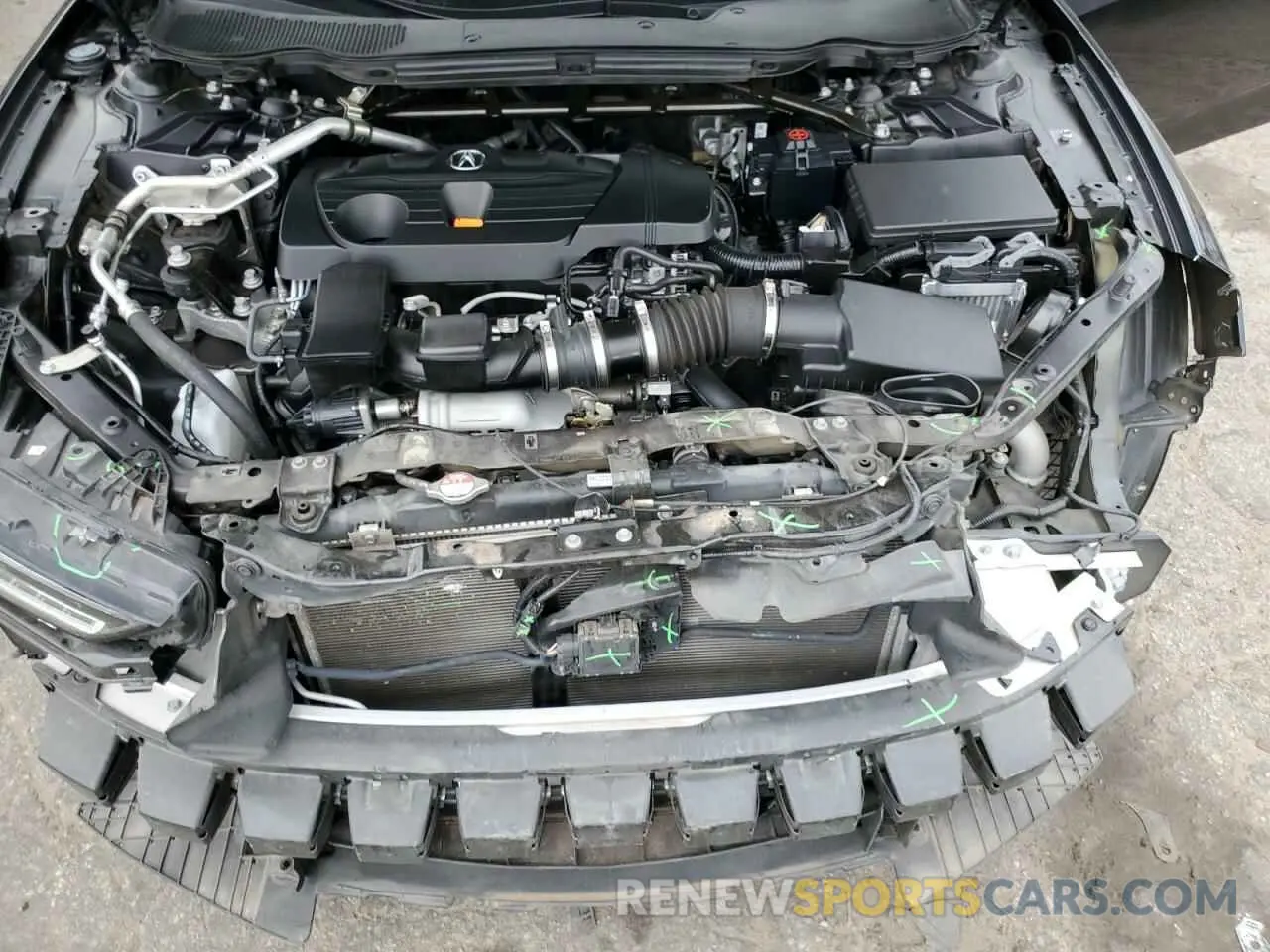 11 fotografías del automóvil dañado 19UUB5F41MA009522 ACURA TLX 2021