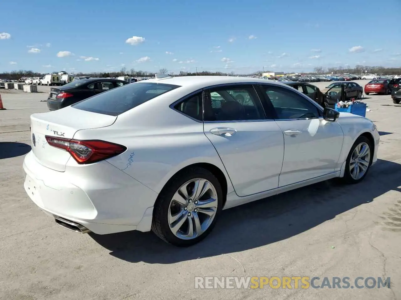 3 fotografías del automóvil dañado 19UUB5F41MA011321 ACURA TLX 2021