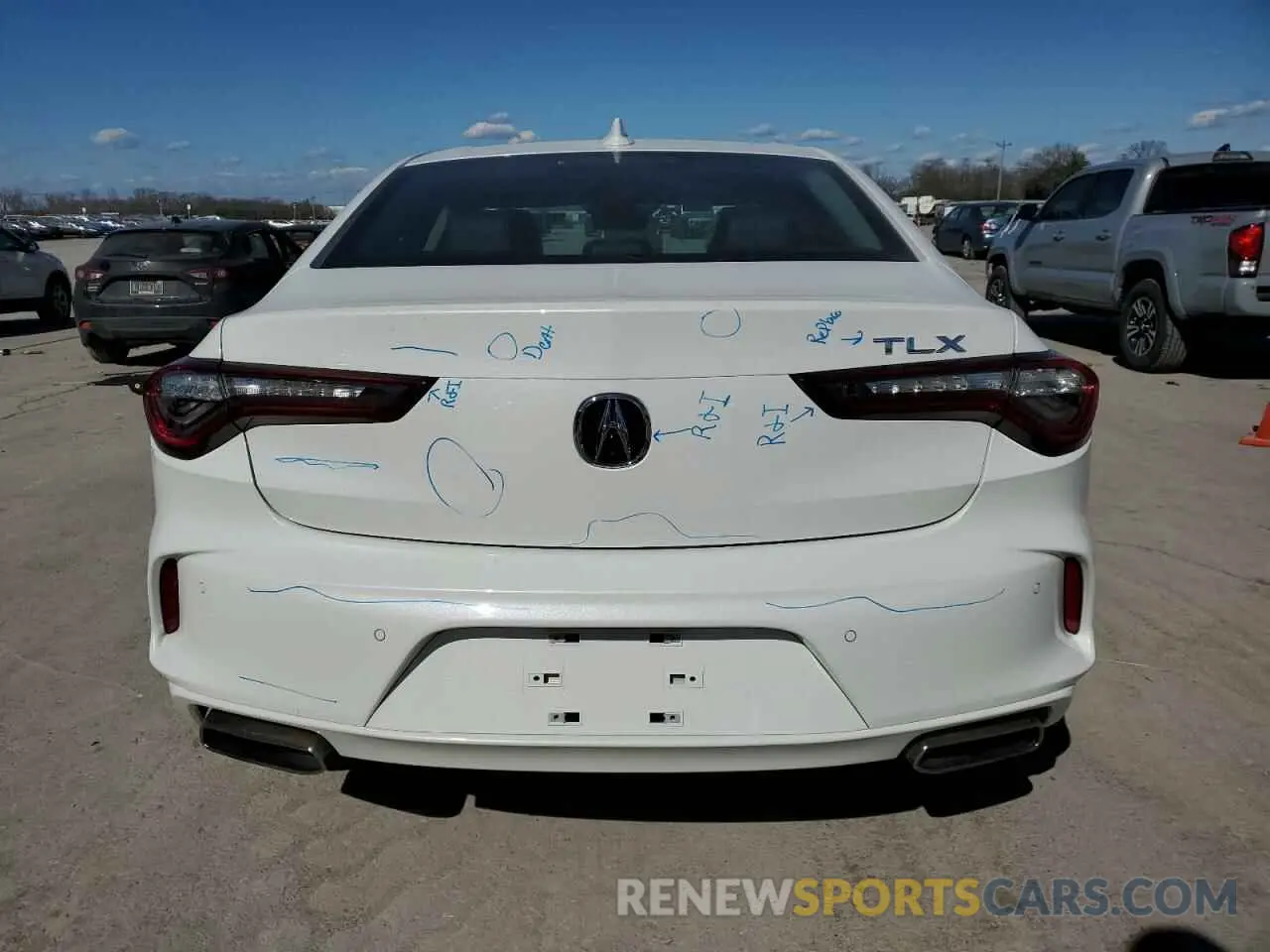 6 fotografías del automóvil dañado 19UUB5F41MA011321 ACURA TLX 2021