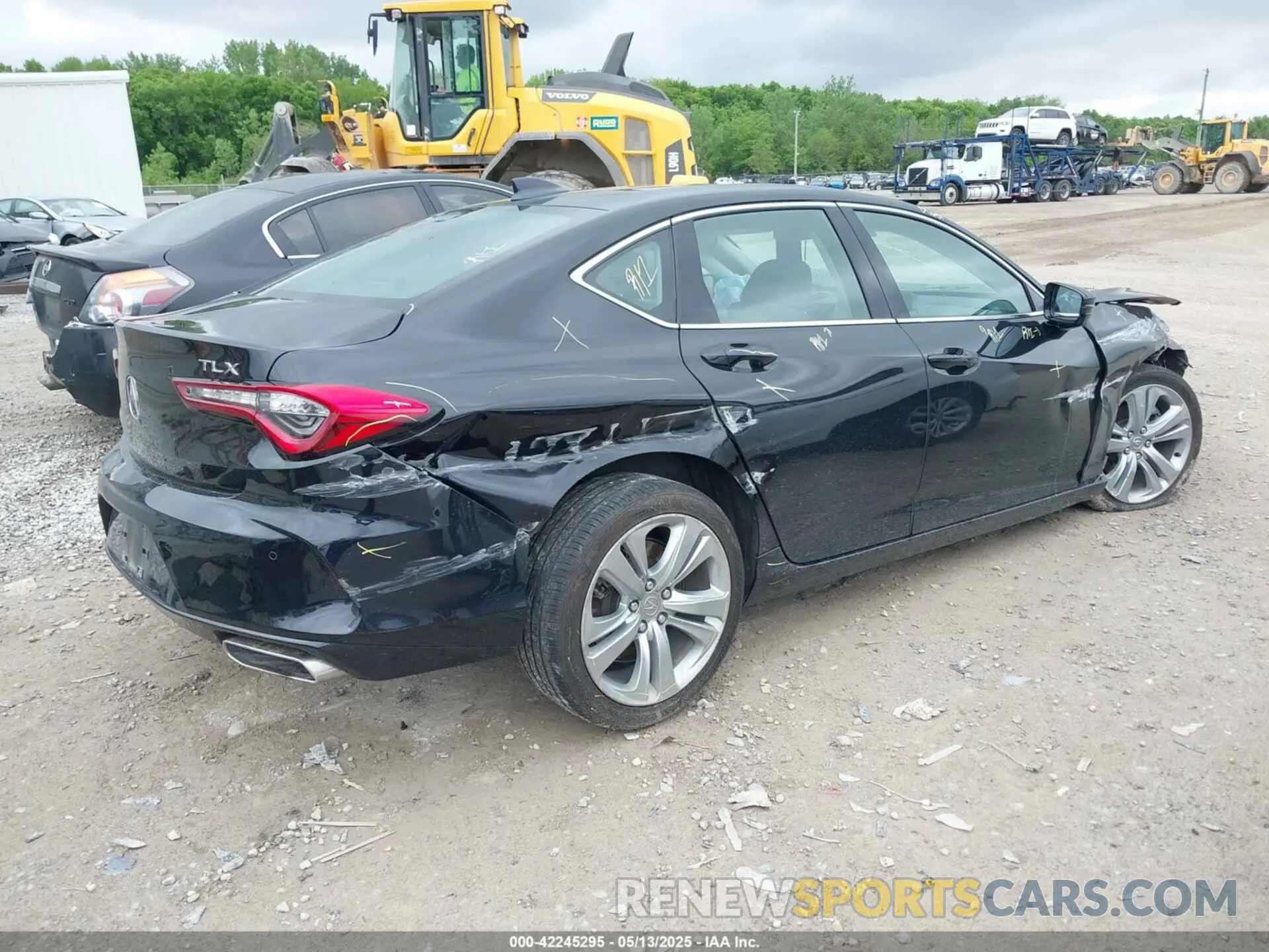 4 fotografías del automóvil dañado 19UUB5F42MA009559 ACURA TLX 2021