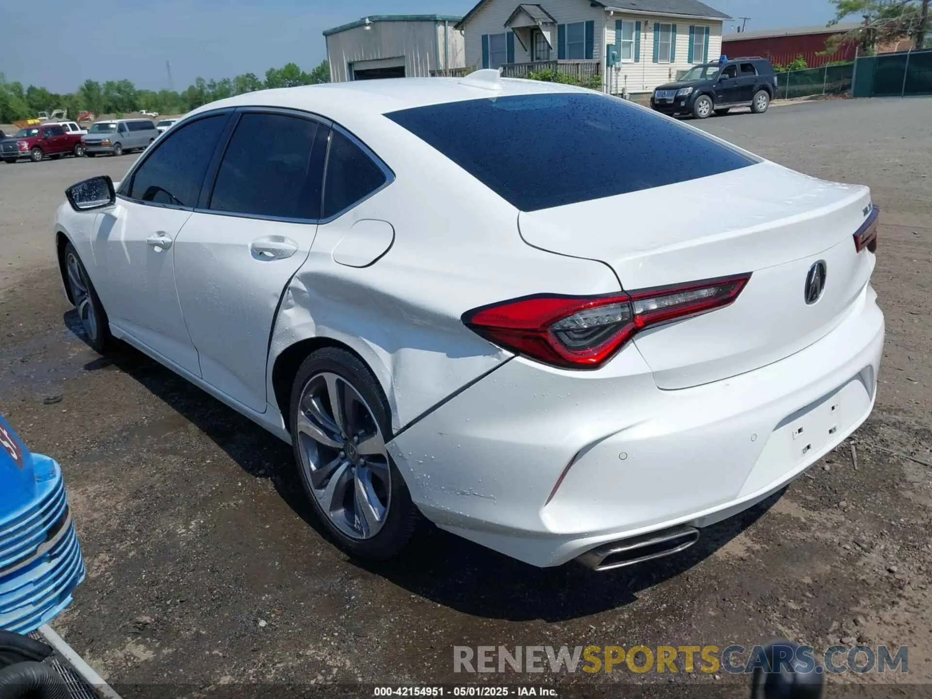 3 fotografías del automóvil dañado 19UUB5F42MA012008 ACURA TLX 2021
