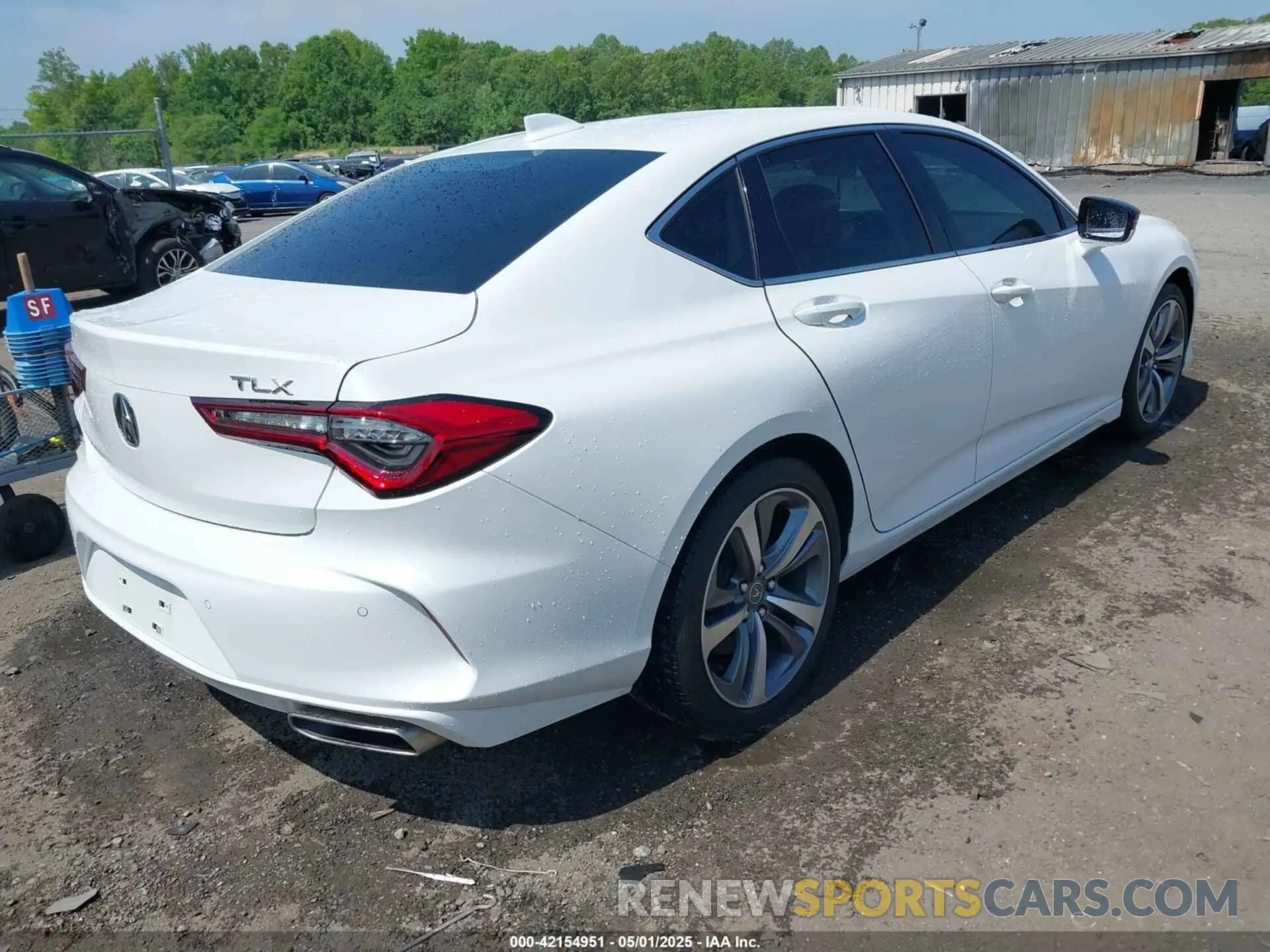 4 fotografías del automóvil dañado 19UUB5F42MA012008 ACURA TLX 2021
