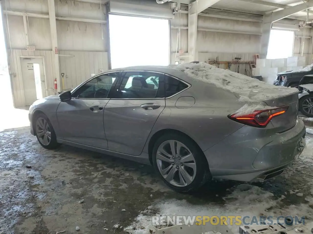 2 fotografías del automóvil dañado 19UUB5F43MA005021 ACURA TLX 2021
