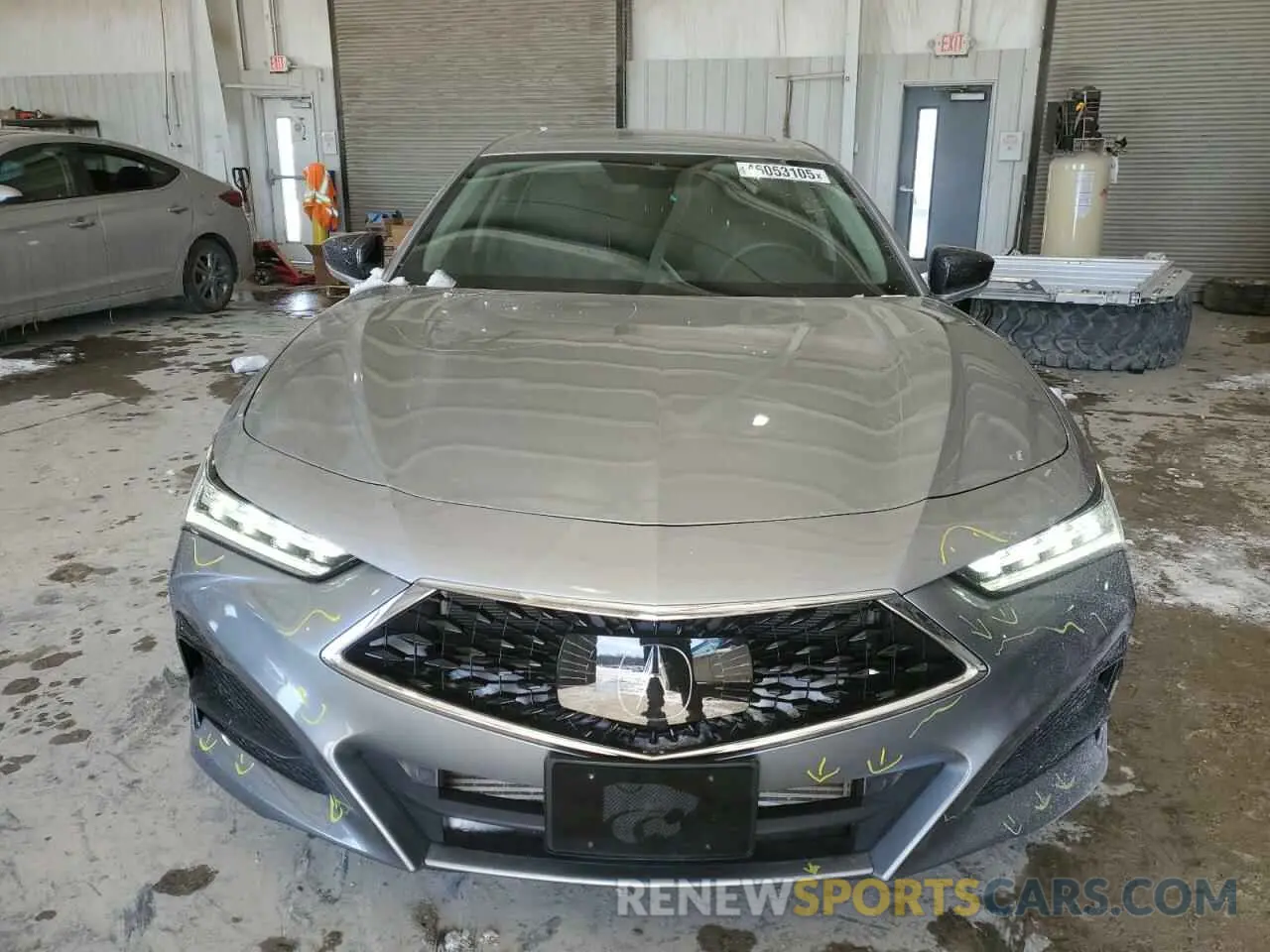 5 fotografías del automóvil dañado 19UUB5F43MA005021 ACURA TLX 2021