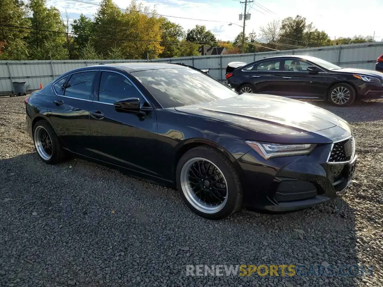 4 fotografías del automóvil dañado 19UUB5F45MA006185 ACURA TLX 2021