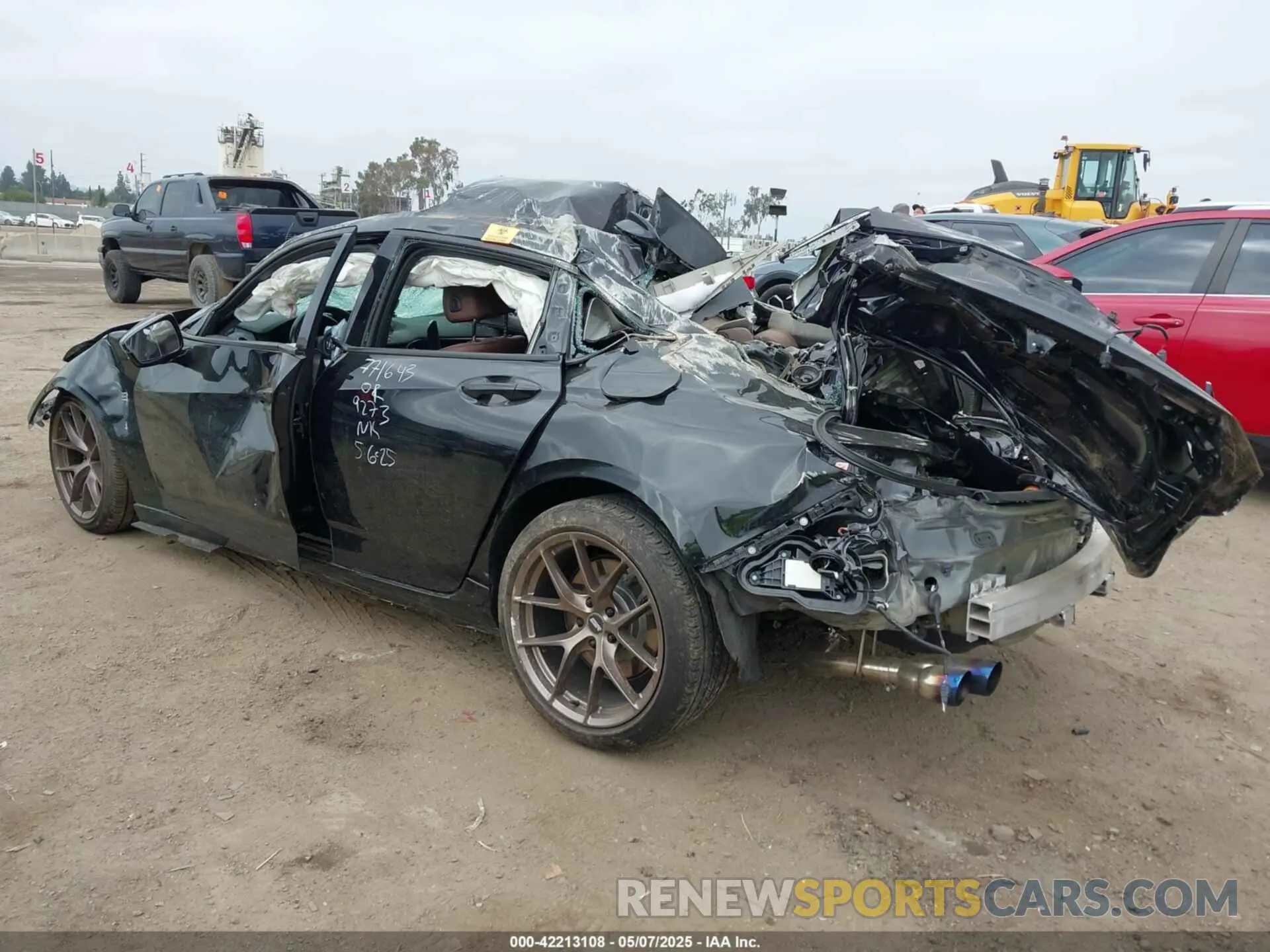 3 fotografías del automóvil dañado 19UUB5F46MA010200 ACURA TLX 2021