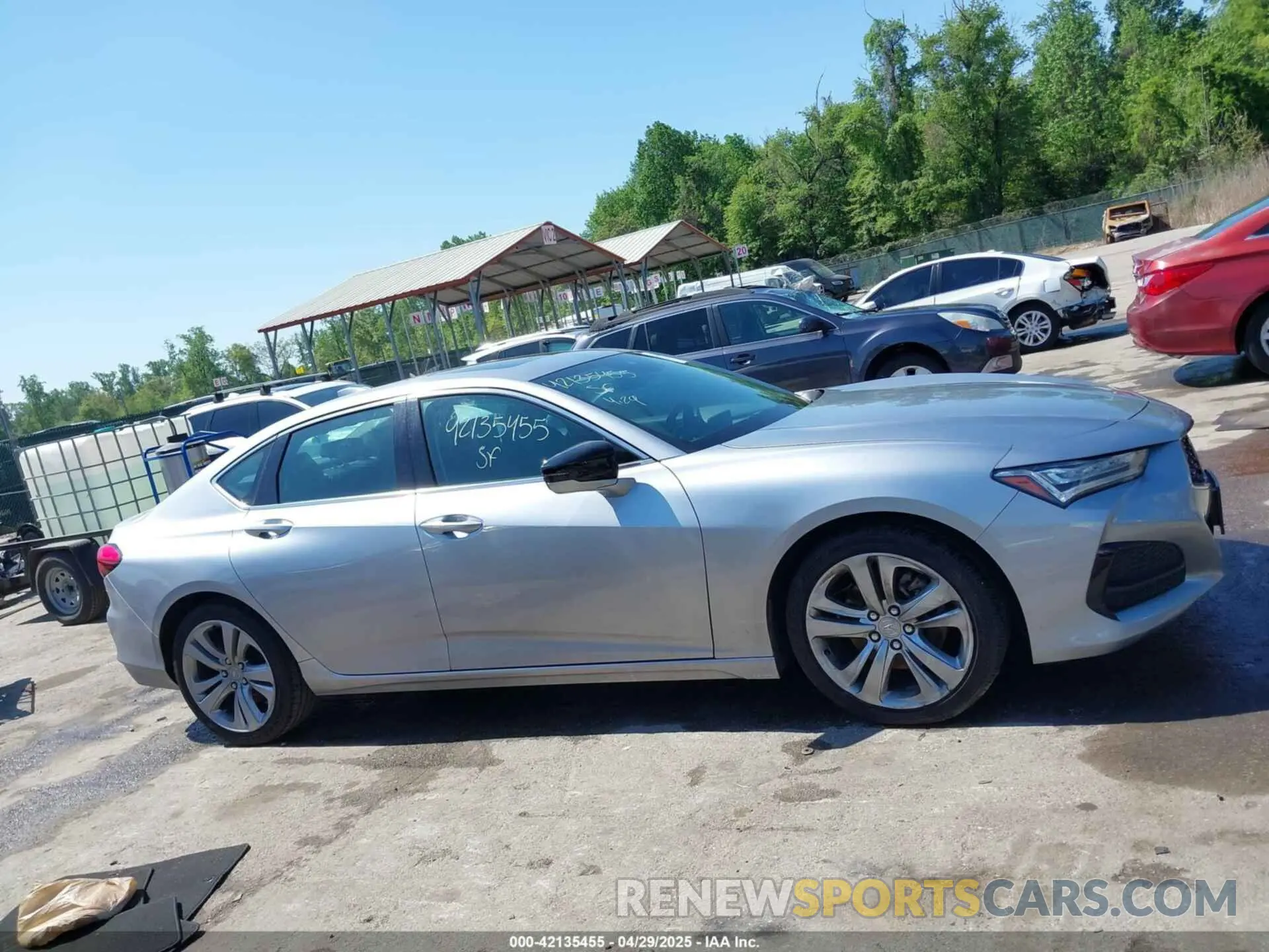 12 fotografías del automóvil dañado 19UUB5F48MA007055 ACURA TLX 2021
