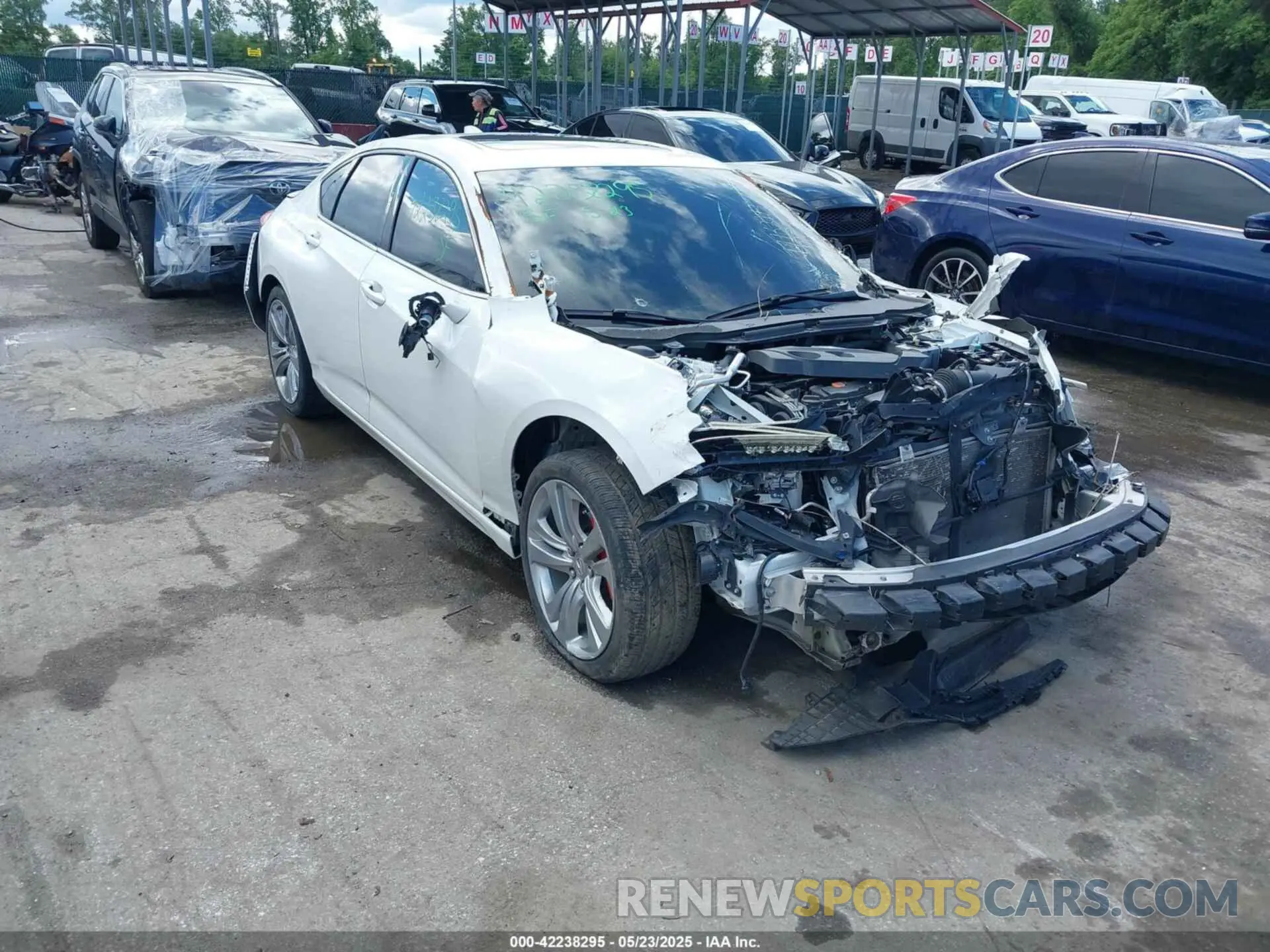 1 fotografías del automóvil dañado 19UUB5F4XMA003461 ACURA TLX 2021