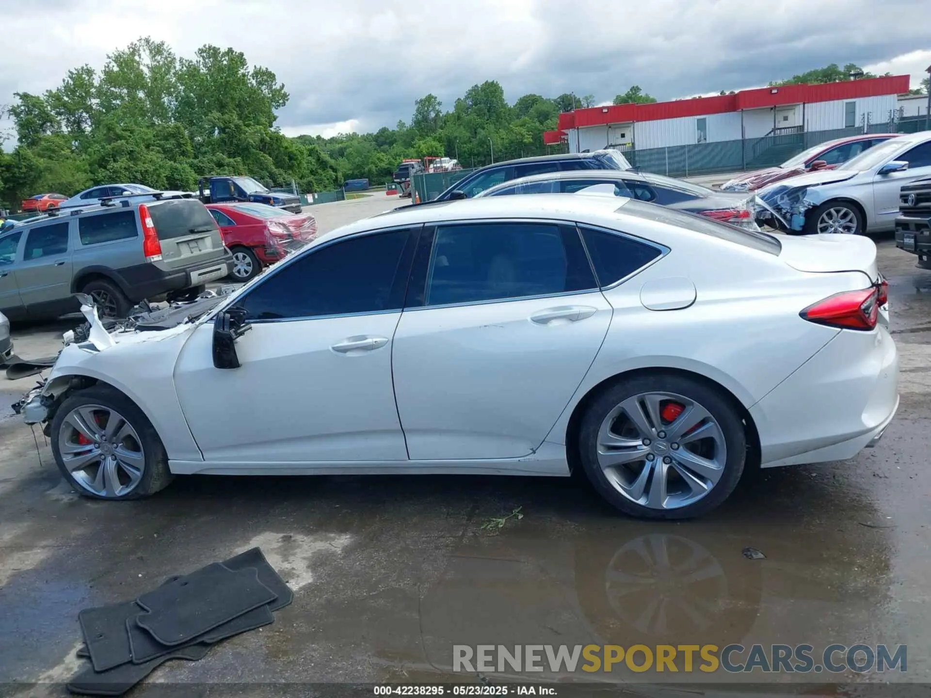 13 fotografías del automóvil dañado 19UUB5F4XMA003461 ACURA TLX 2021