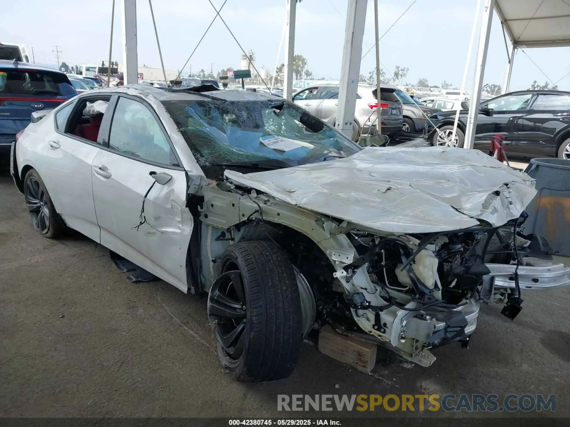 1 fotografías del automóvil dañado 19UUB5F51MA017032 ACURA TLX 2021