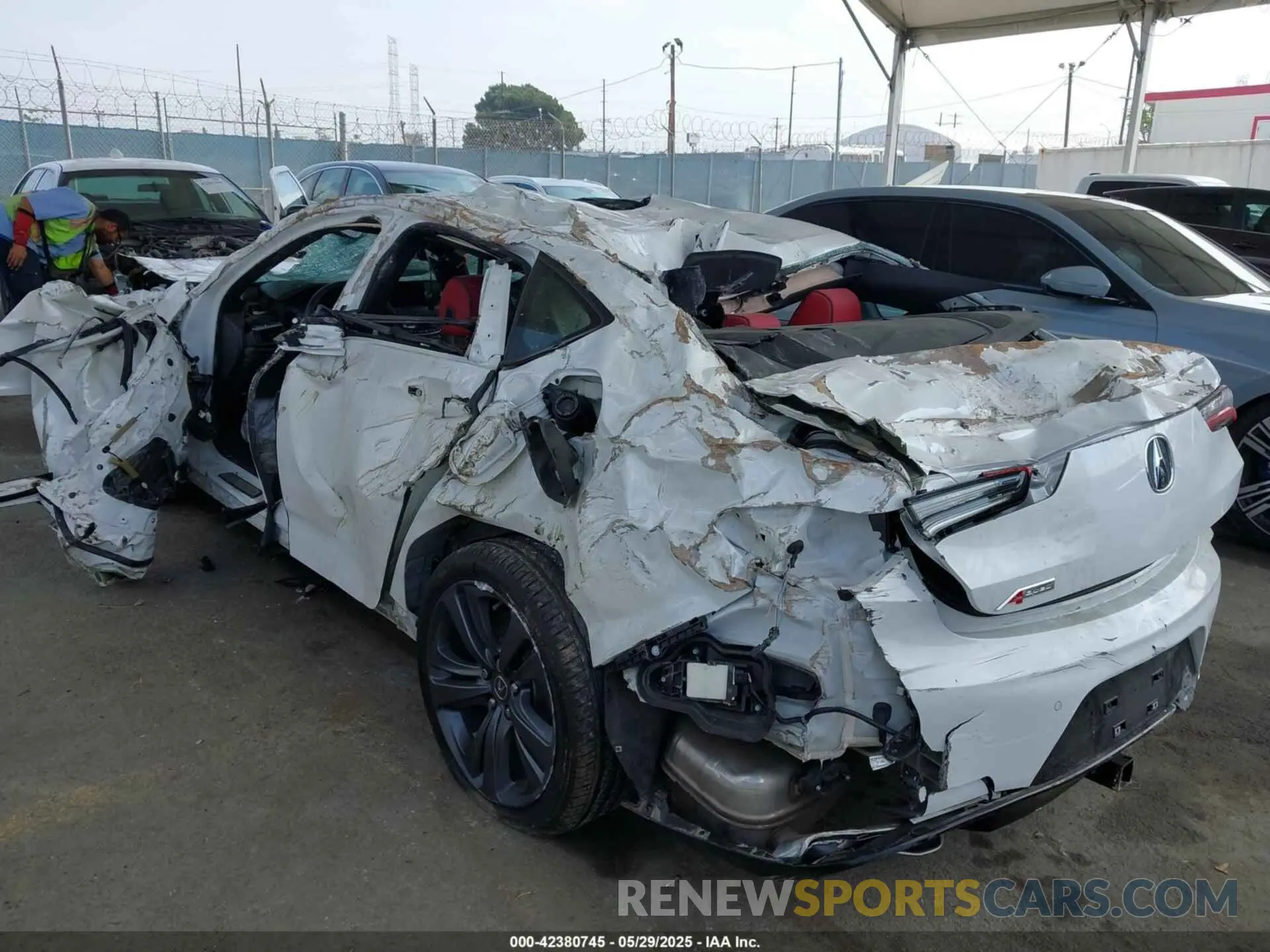 3 fotografías del automóvil dañado 19UUB5F51MA017032 ACURA TLX 2021