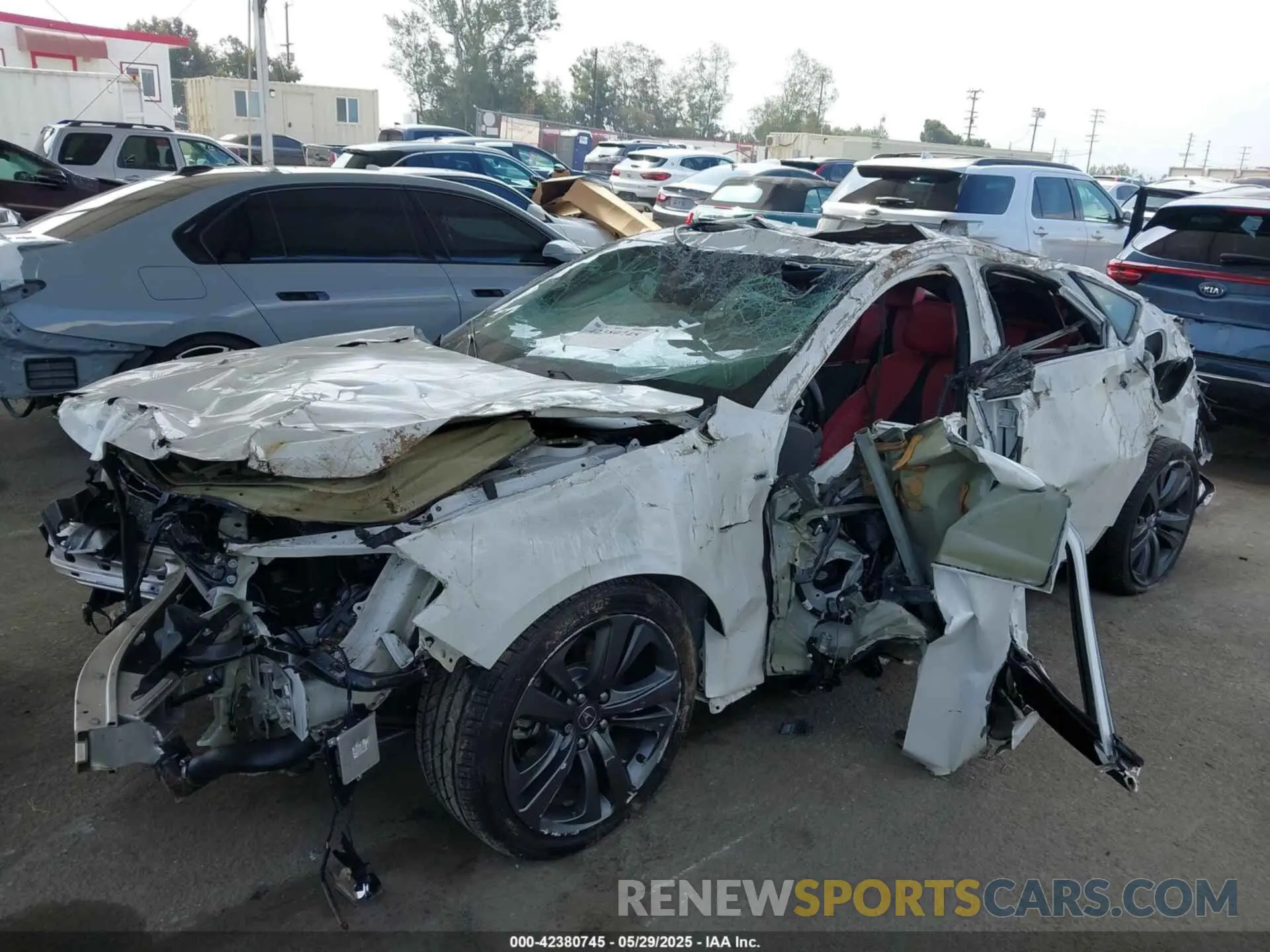 6 fotografías del automóvil dañado 19UUB5F51MA017032 ACURA TLX 2021