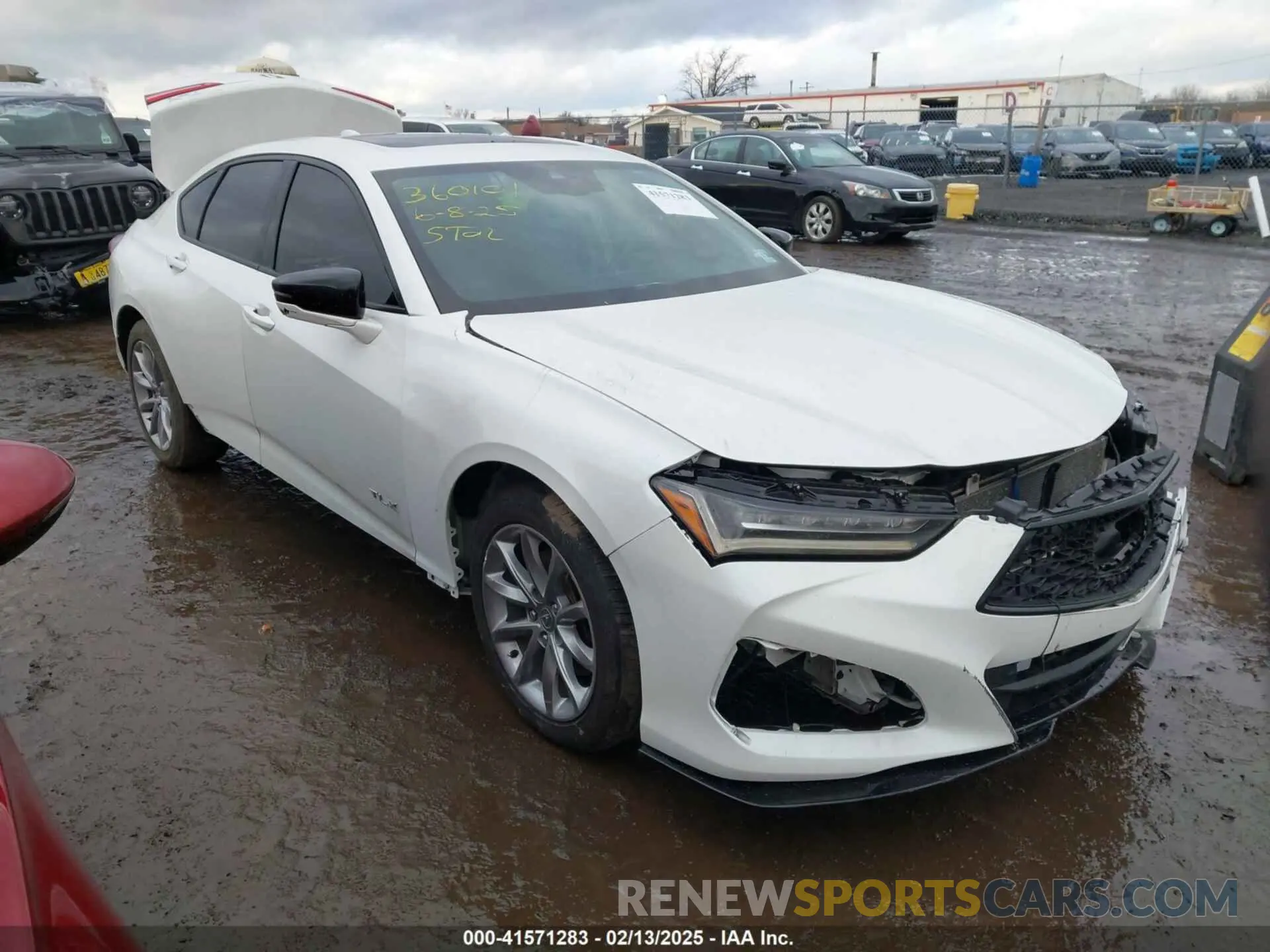 1 fotografías del automóvil dañado 19UUB5F53MA012897 ACURA TLX 2021