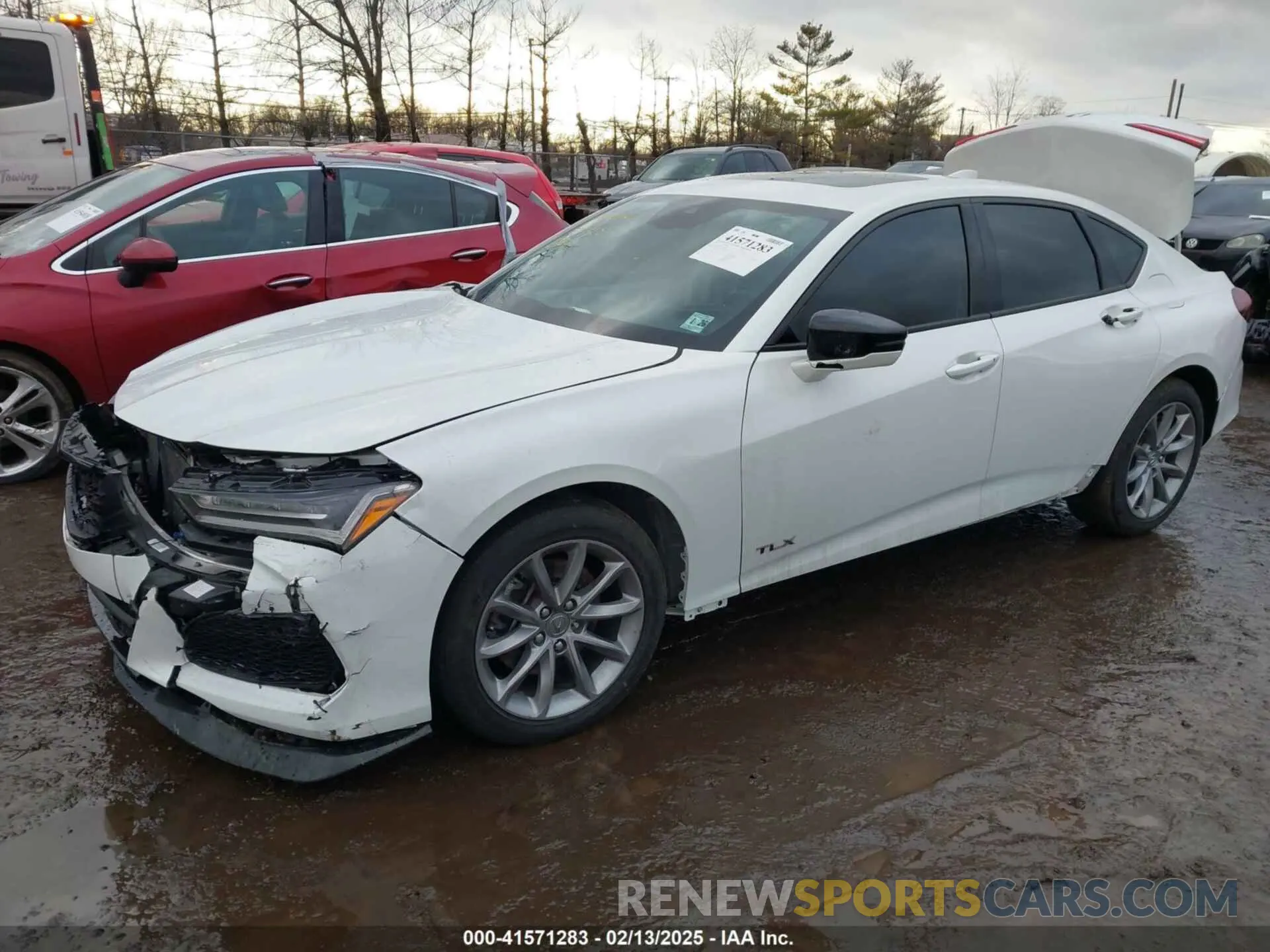 2 fotografías del automóvil dañado 19UUB5F53MA012897 ACURA TLX 2021