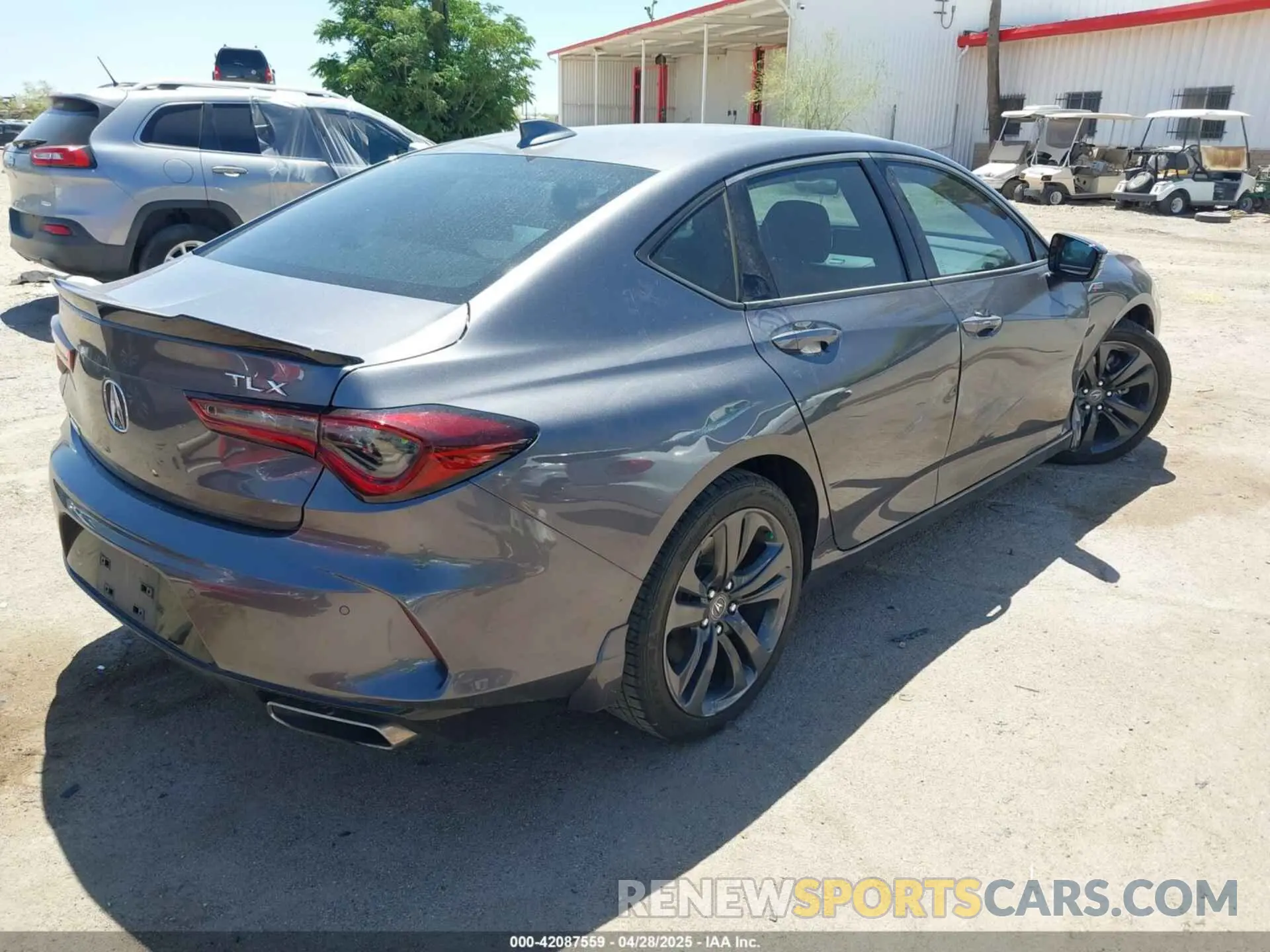 4 fotografías del automóvil dañado 19UUB5F55MA007104 ACURA TLX 2021