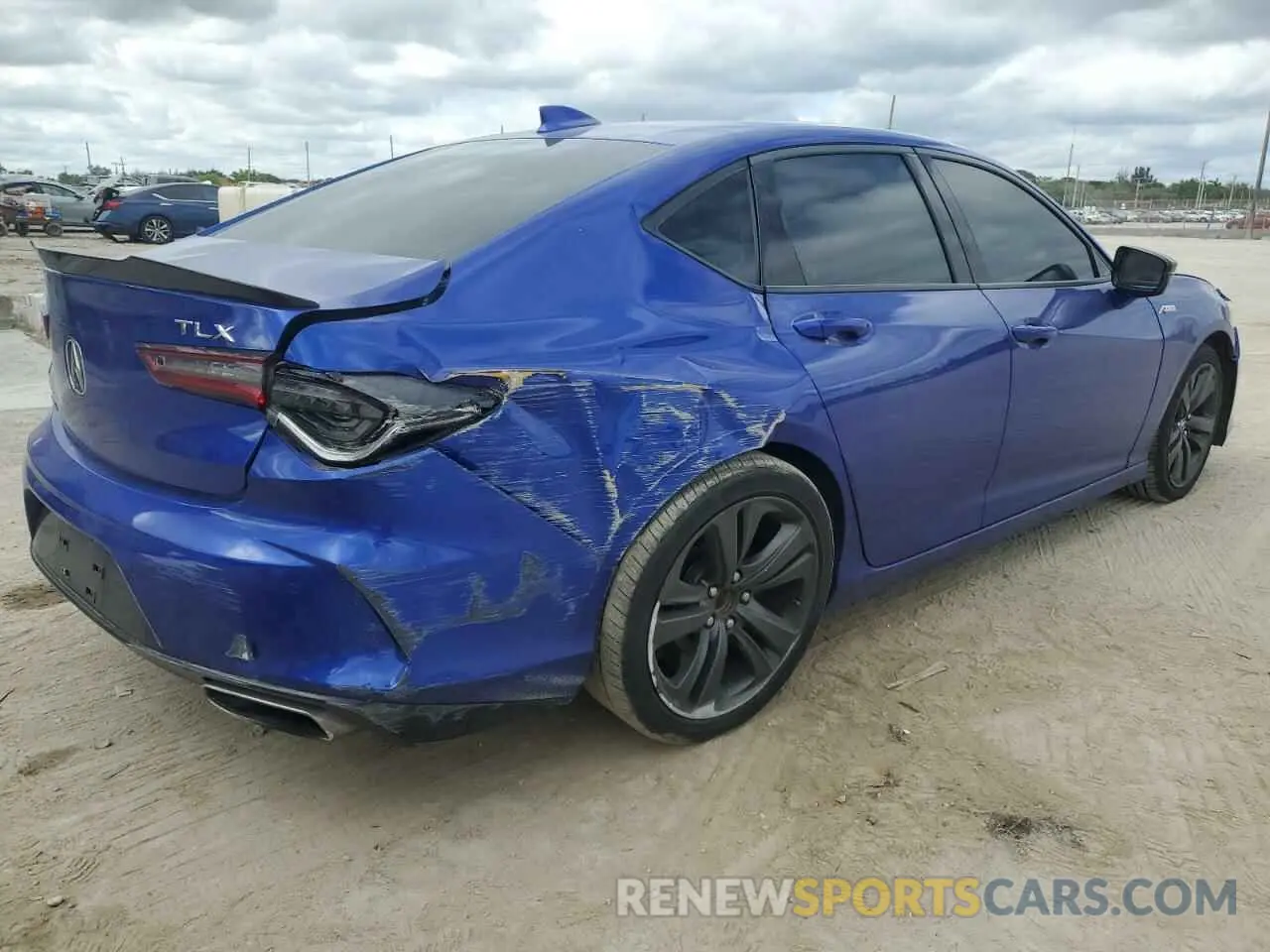 3 fotografías del automóvil dañado 19UUB5F56MA004051 ACURA TLX 2021